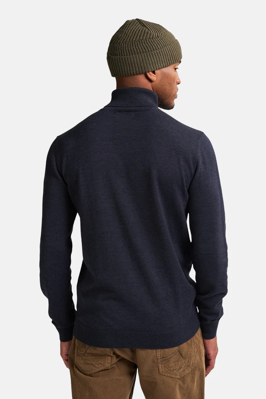 Pull met rolkraag - blauw - Image 8