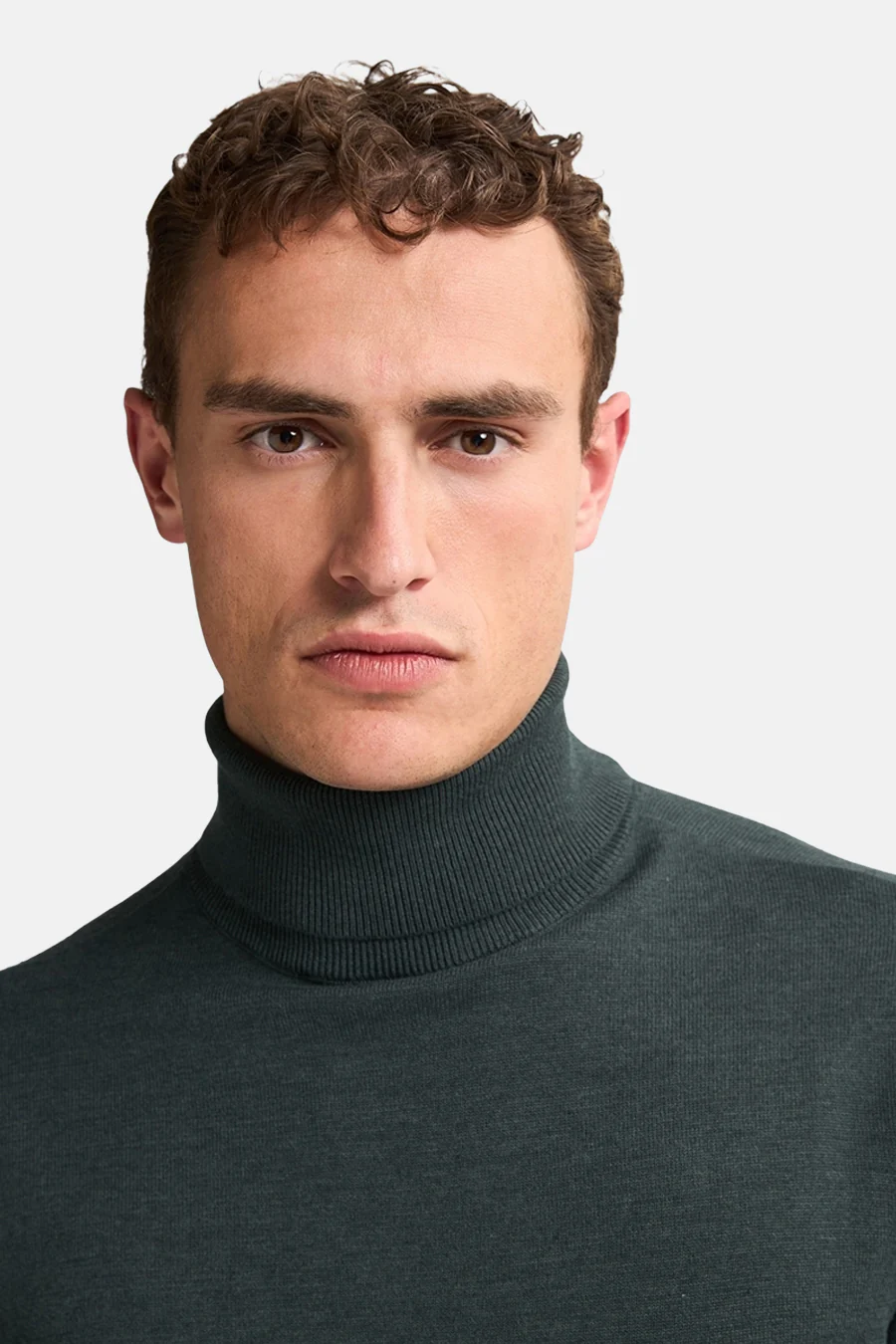 Pull met rolkraag - groen - Image 6