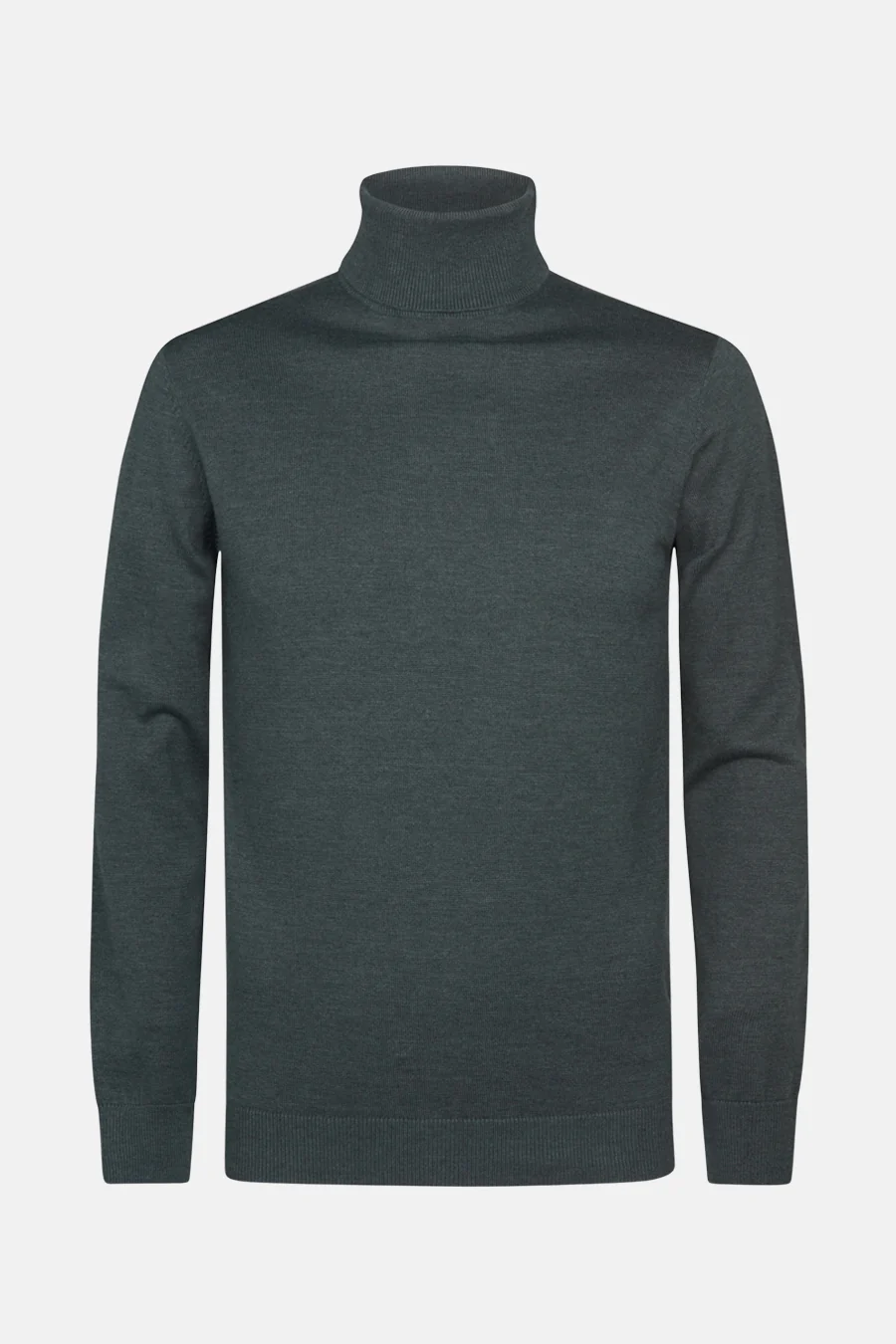 Pull met rolkraag - groen - Image 7