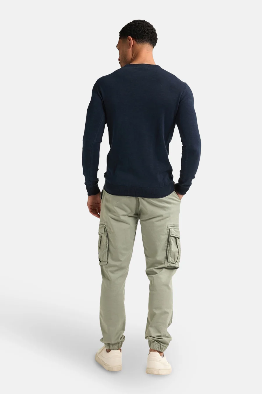 Pull met ronde hals - blauw - Image 3