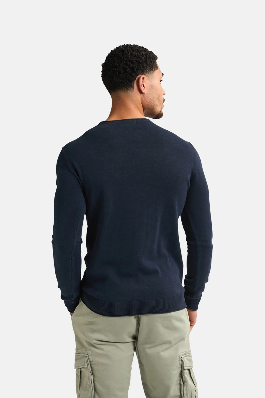 Pull met ronde hals - blauw - Image 7
