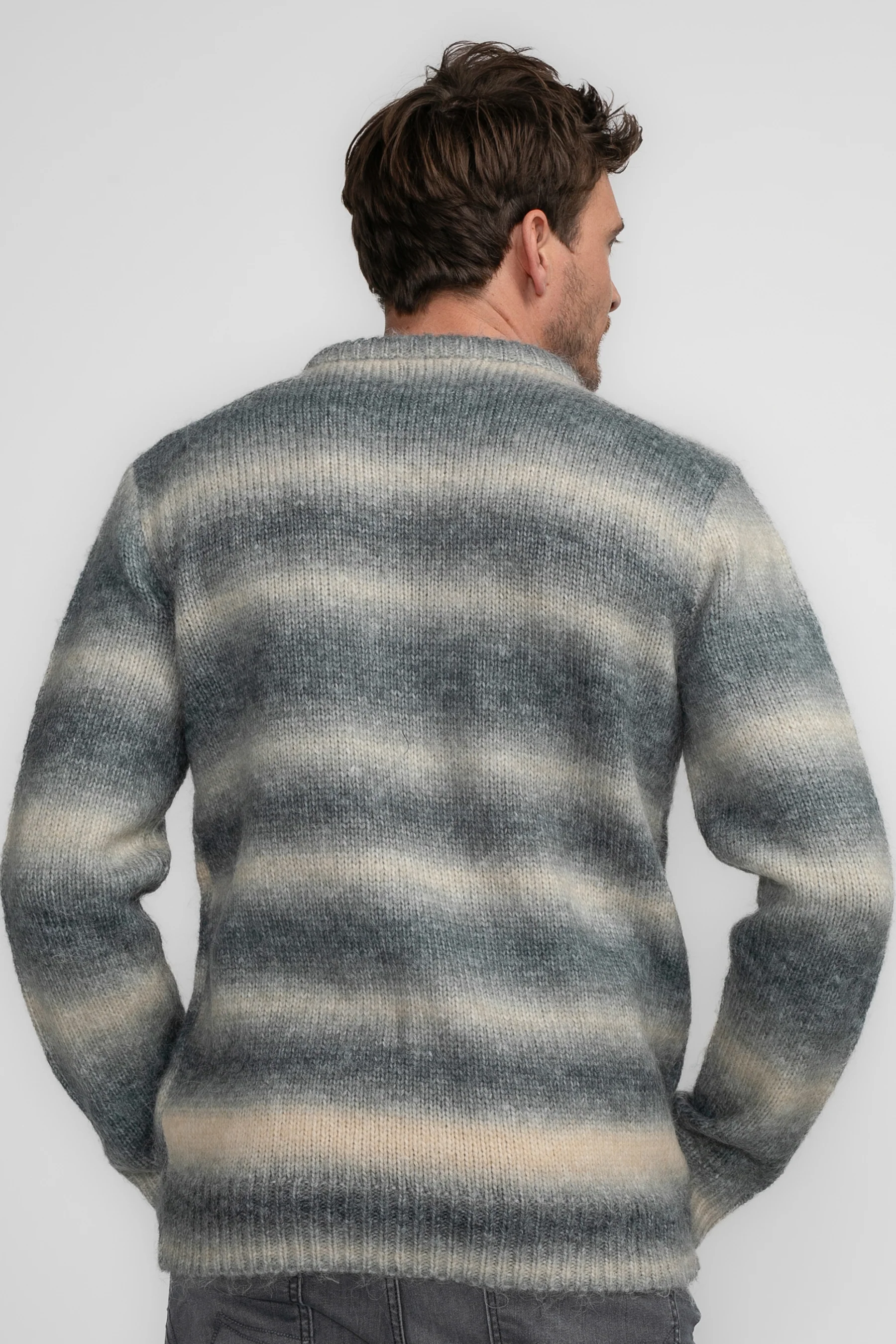 Pull met ronde hals - blauw - Image 9