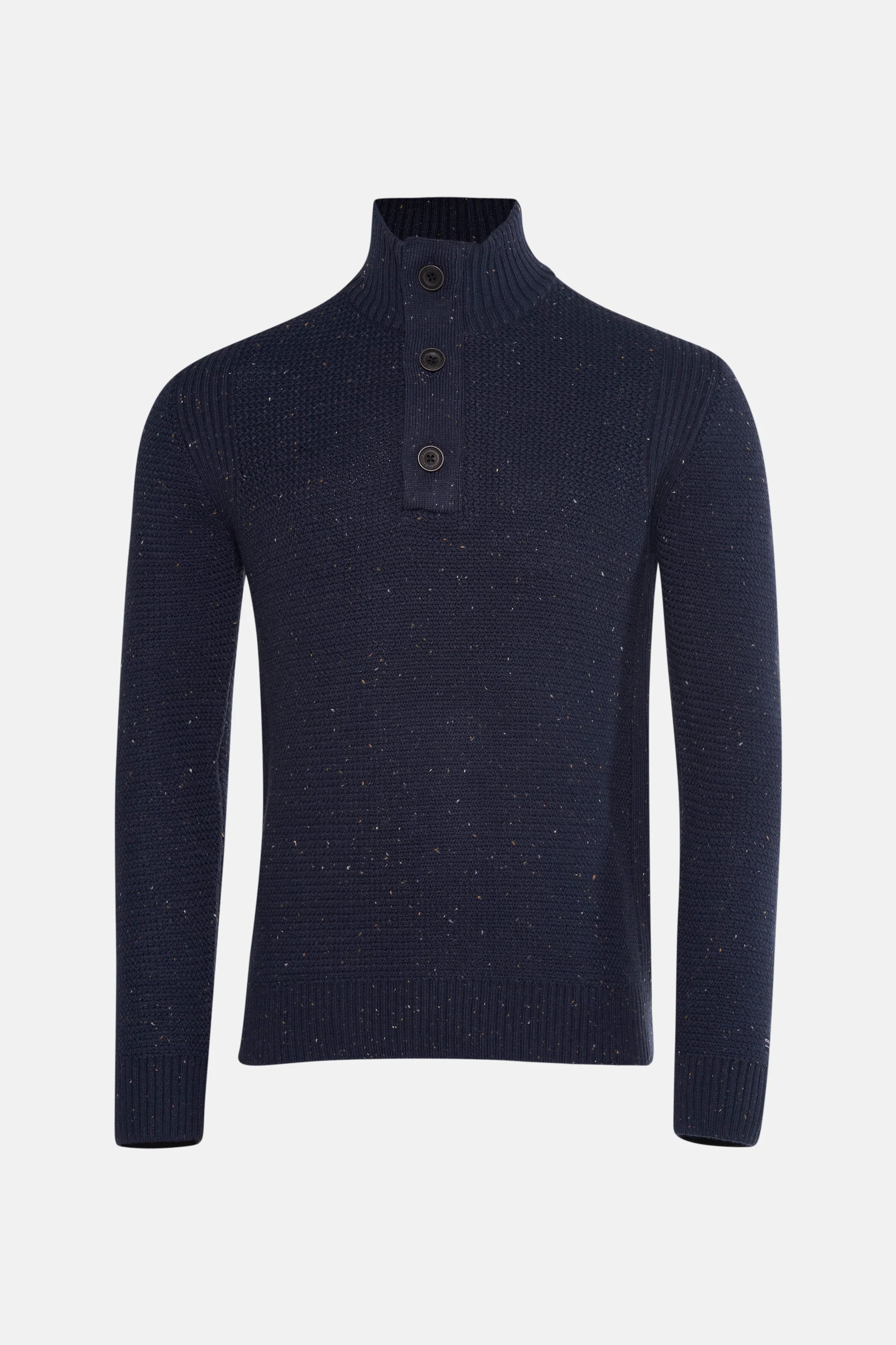 Pull met ronde hals - blauw