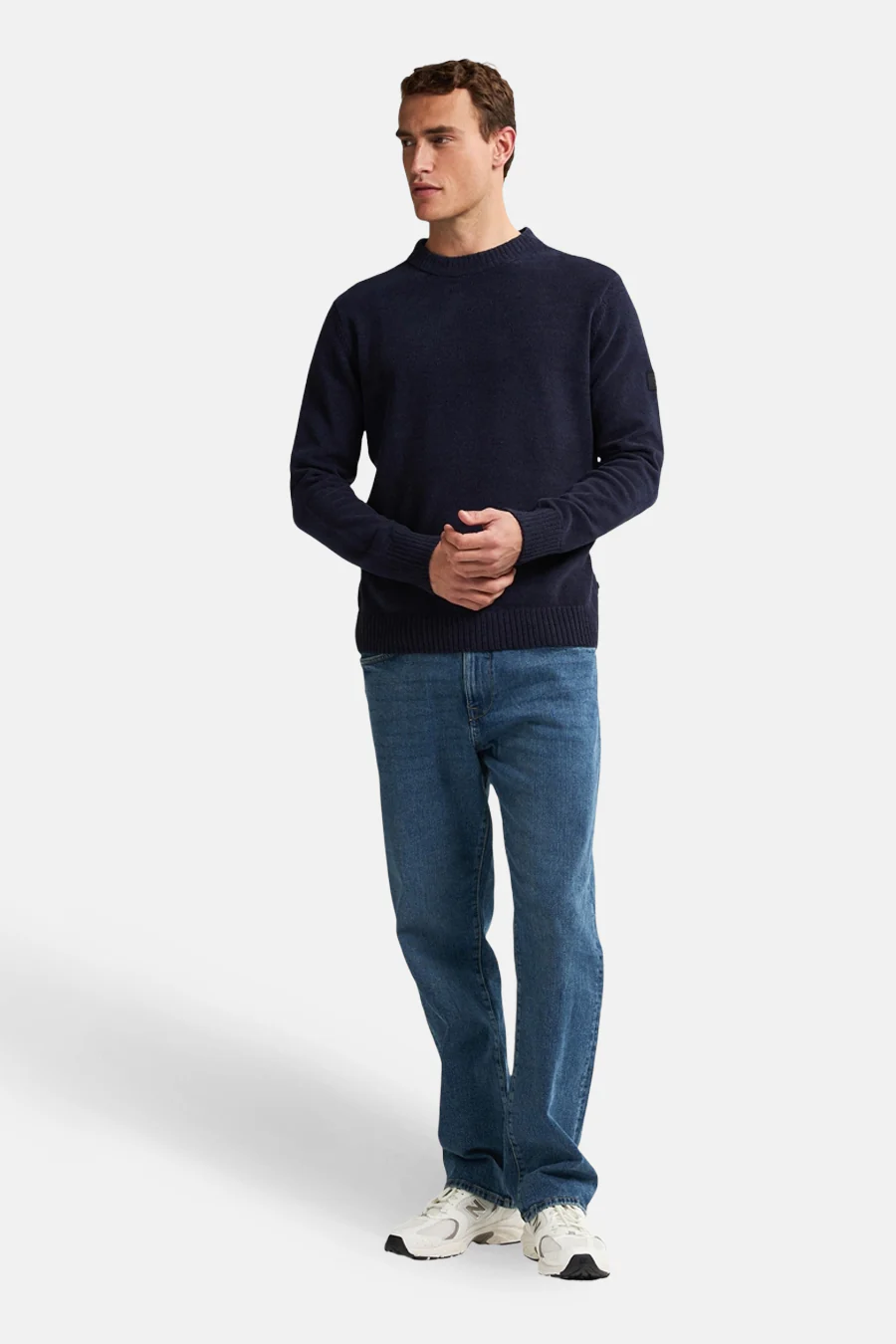Pull met ronde hals - blauw - Image 2