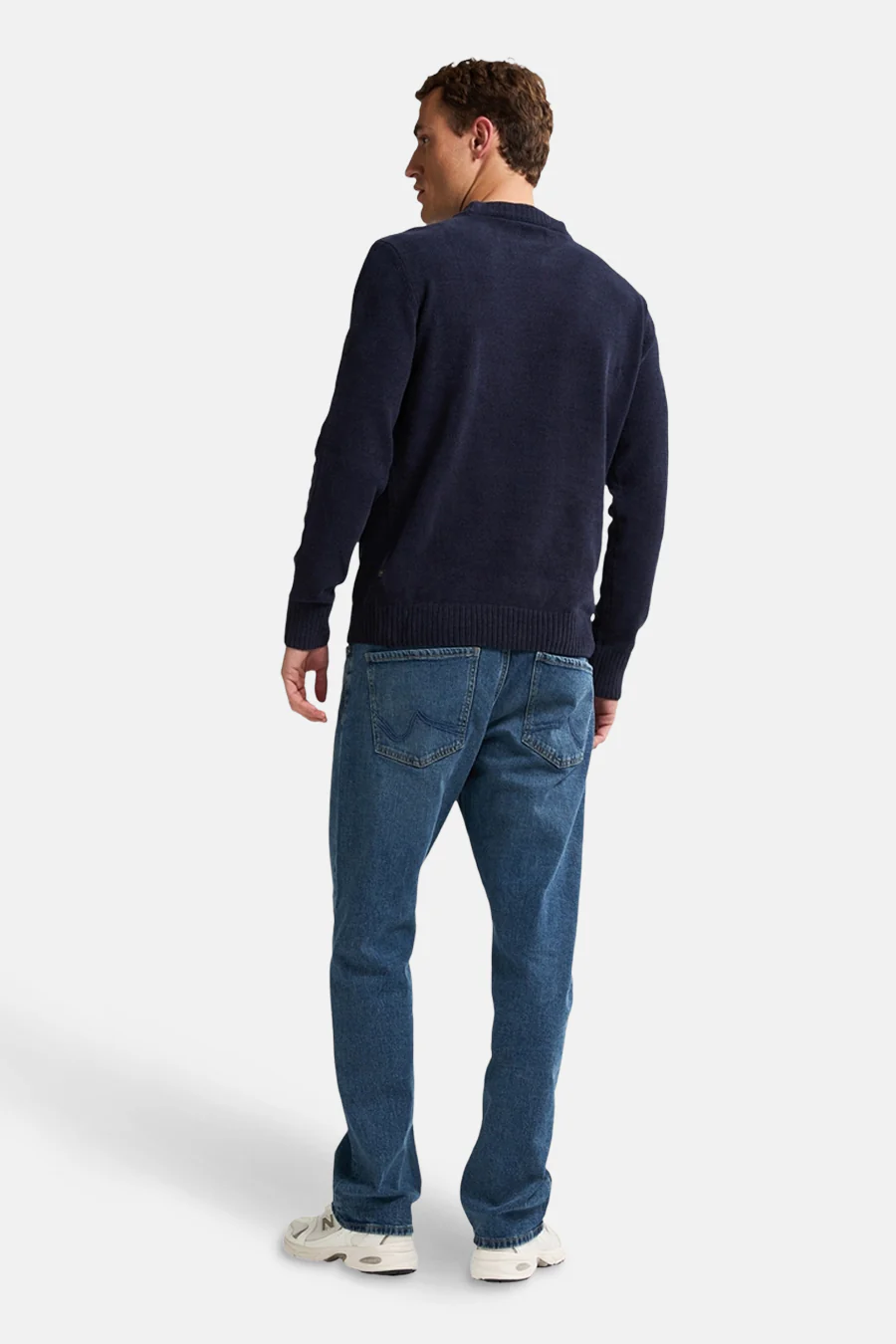 Pull met ronde hals - blauw - Image 3
