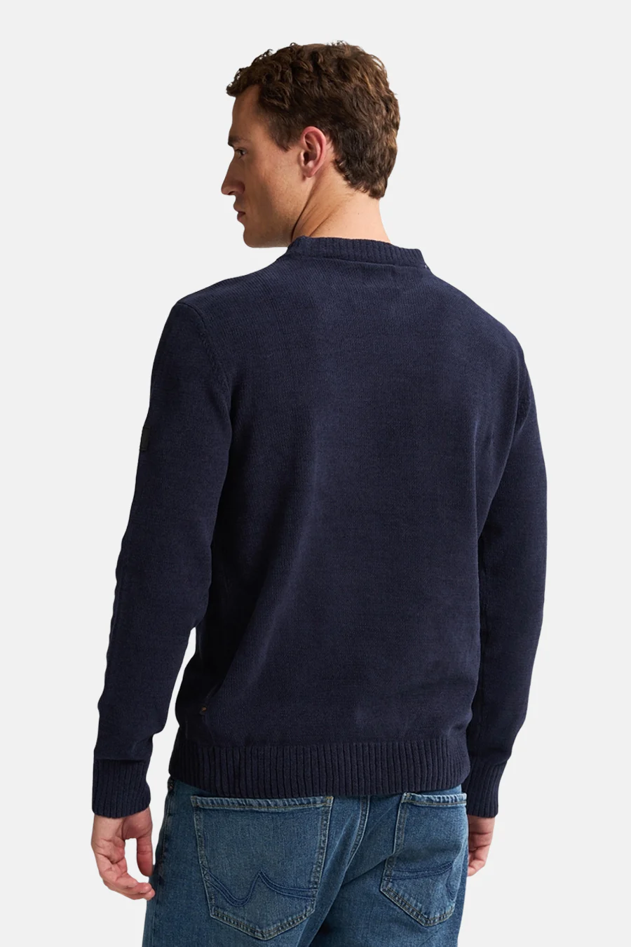 Pull met ronde hals - blauw - Image 7