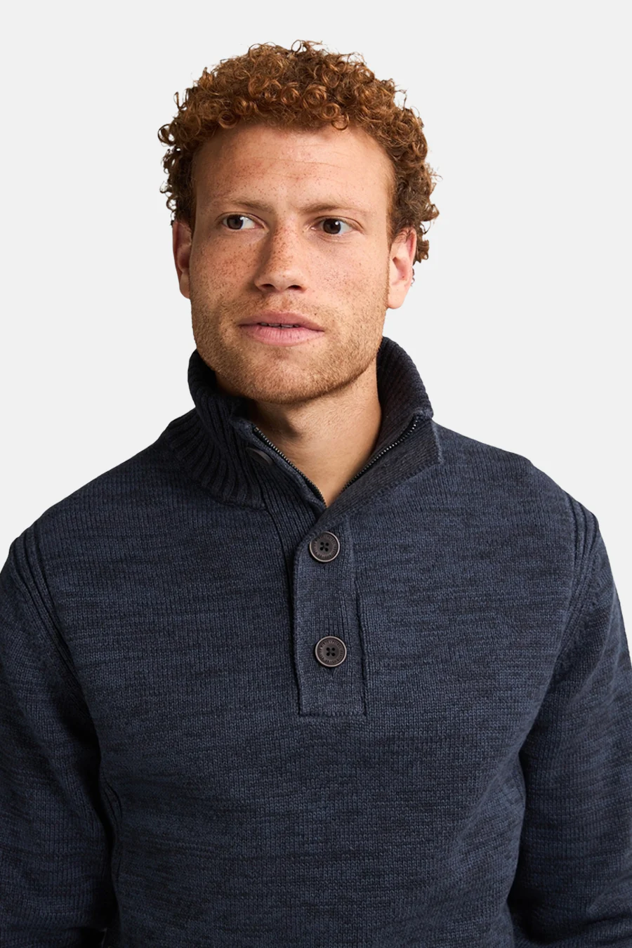 Pull met ronde hals - blauw - Image 7
