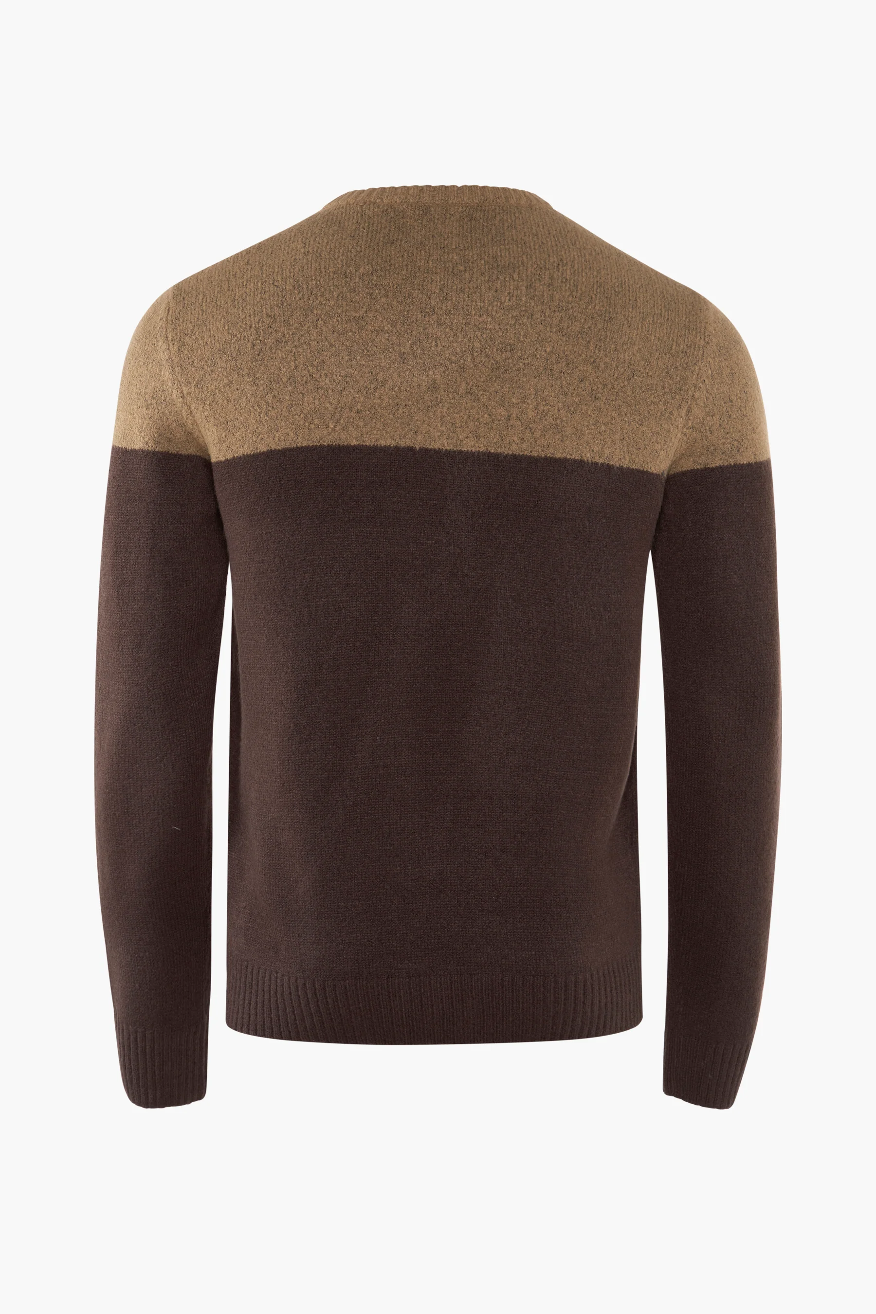 Pull met ronde hals - bruin - Image 2