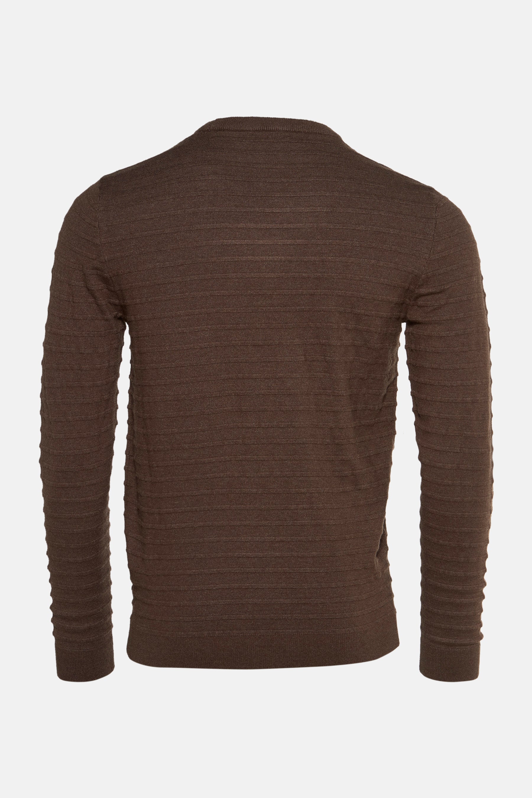 Pull met ronde hals - bruin - Image 2