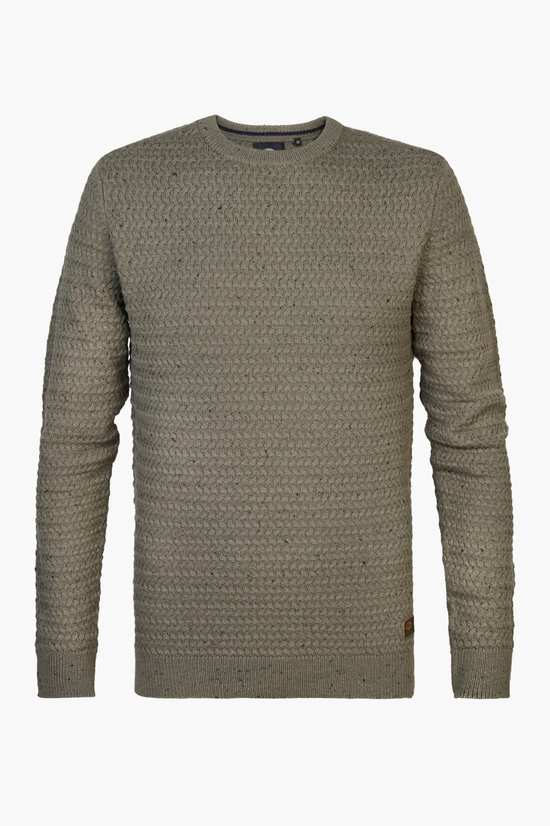 Pull met ronde hals - groen - Image 5