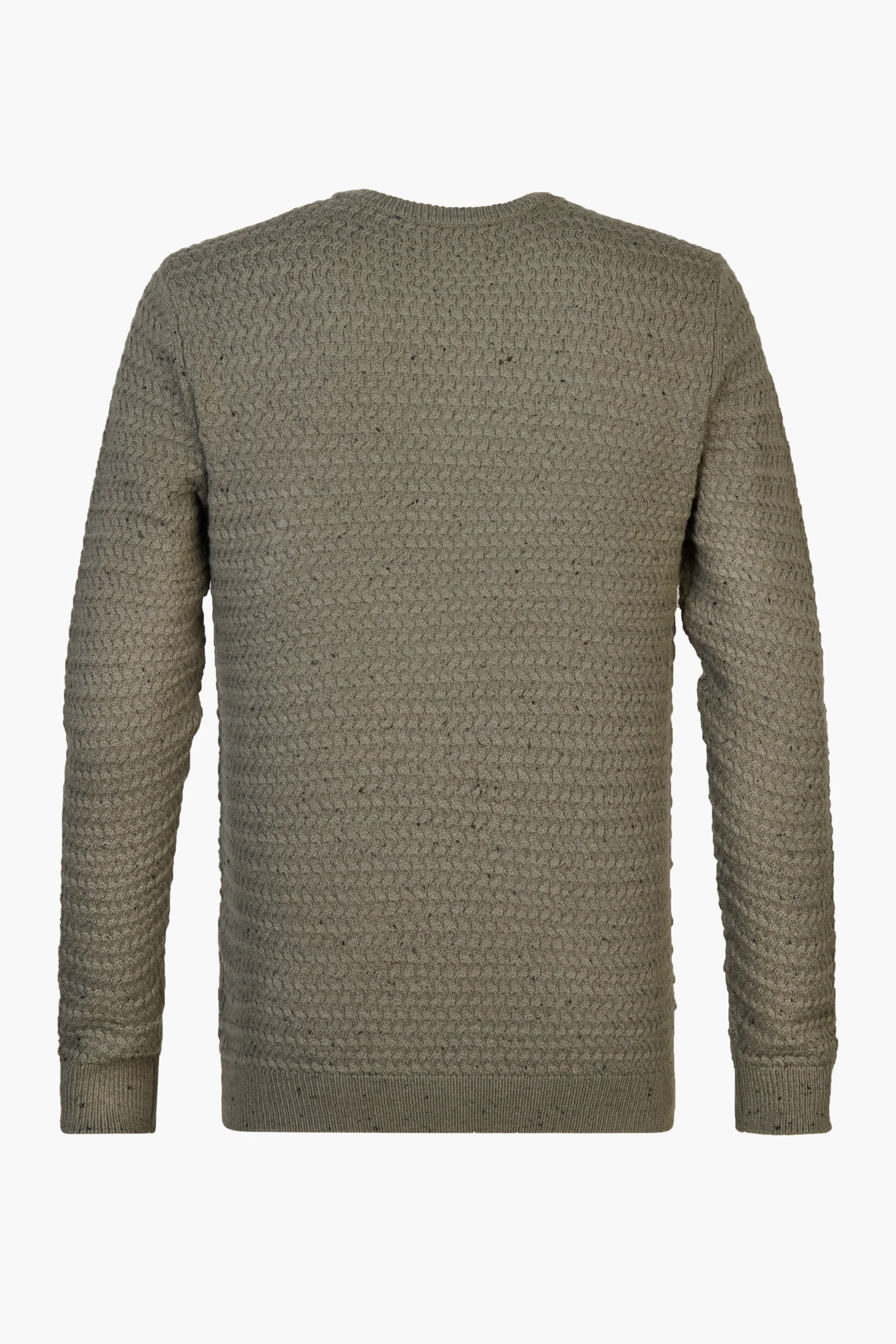 Pull met ronde hals - groen - Image 6
