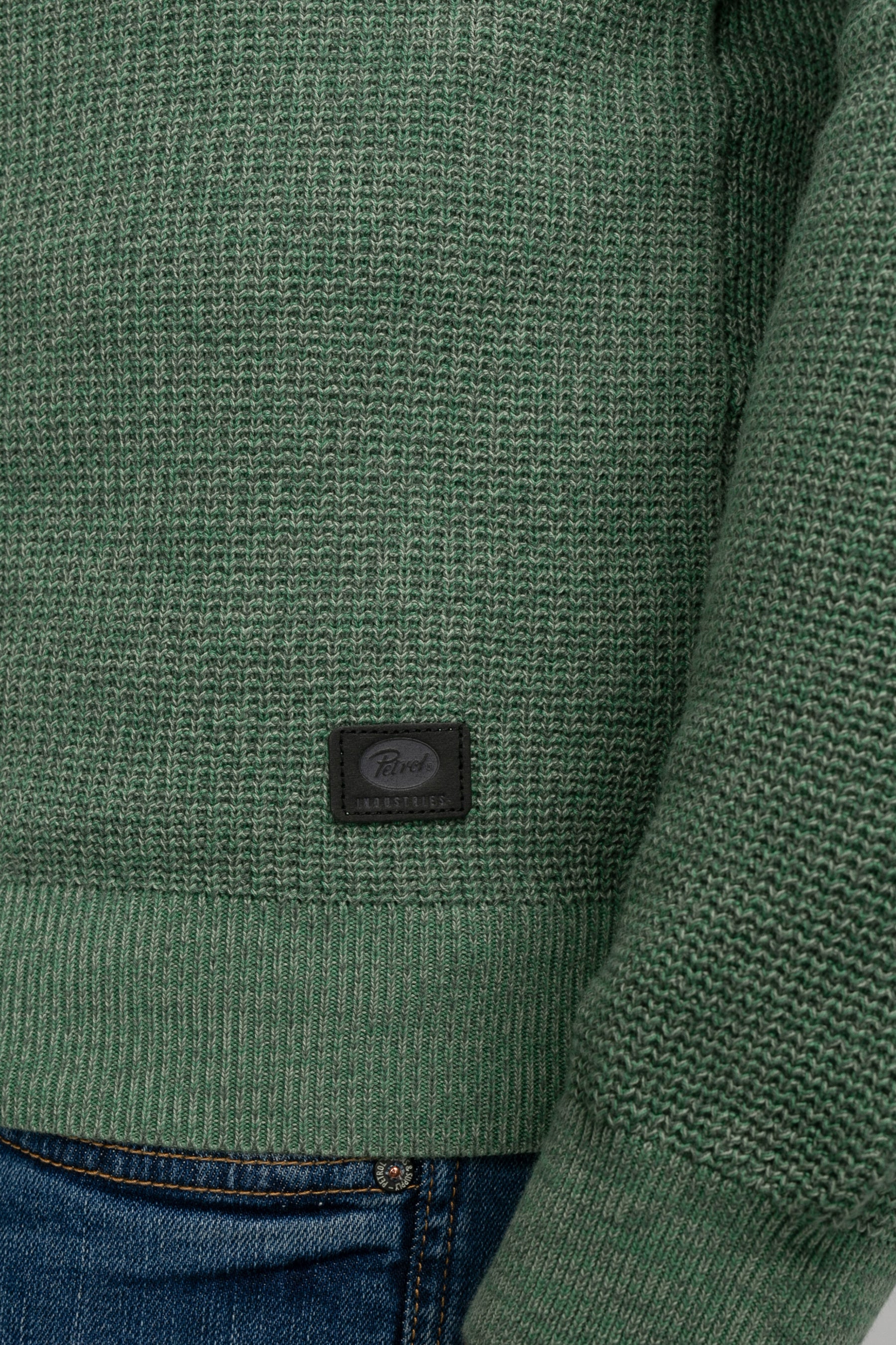 Pull met ronde hals - groen - Image 5