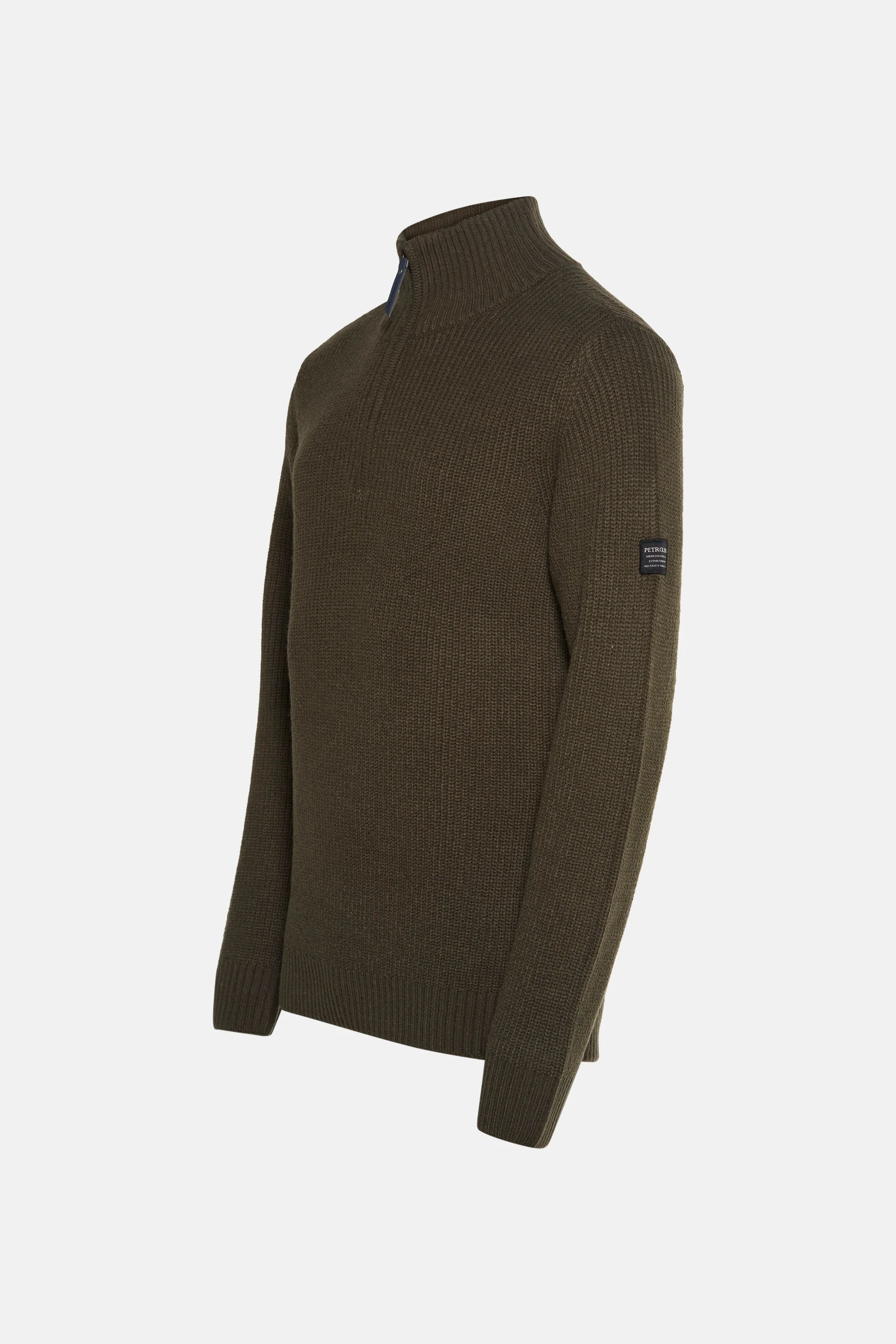 Pull met ronde hals - groen - Image 2