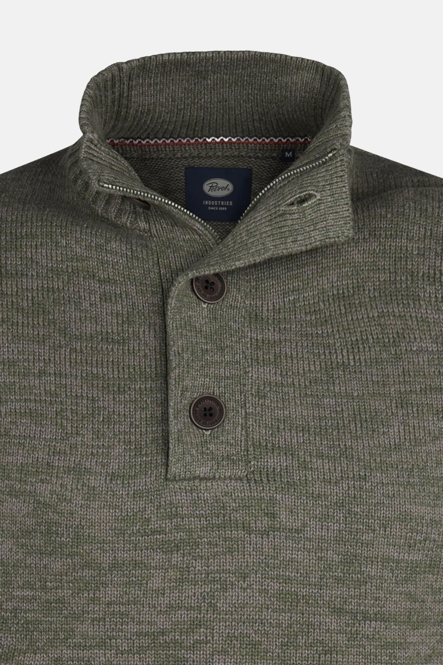Pull met ronde hals - groen - Image 4
