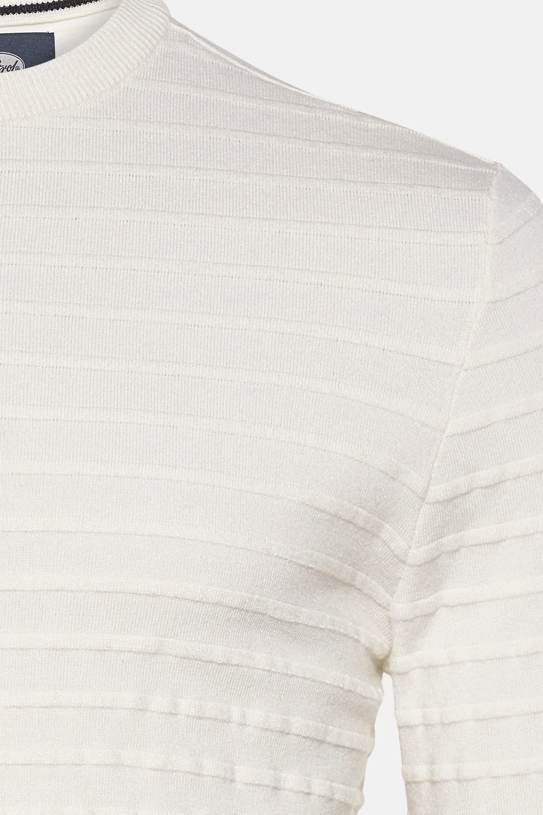 Pull met ronde hals - Wit - Image 3