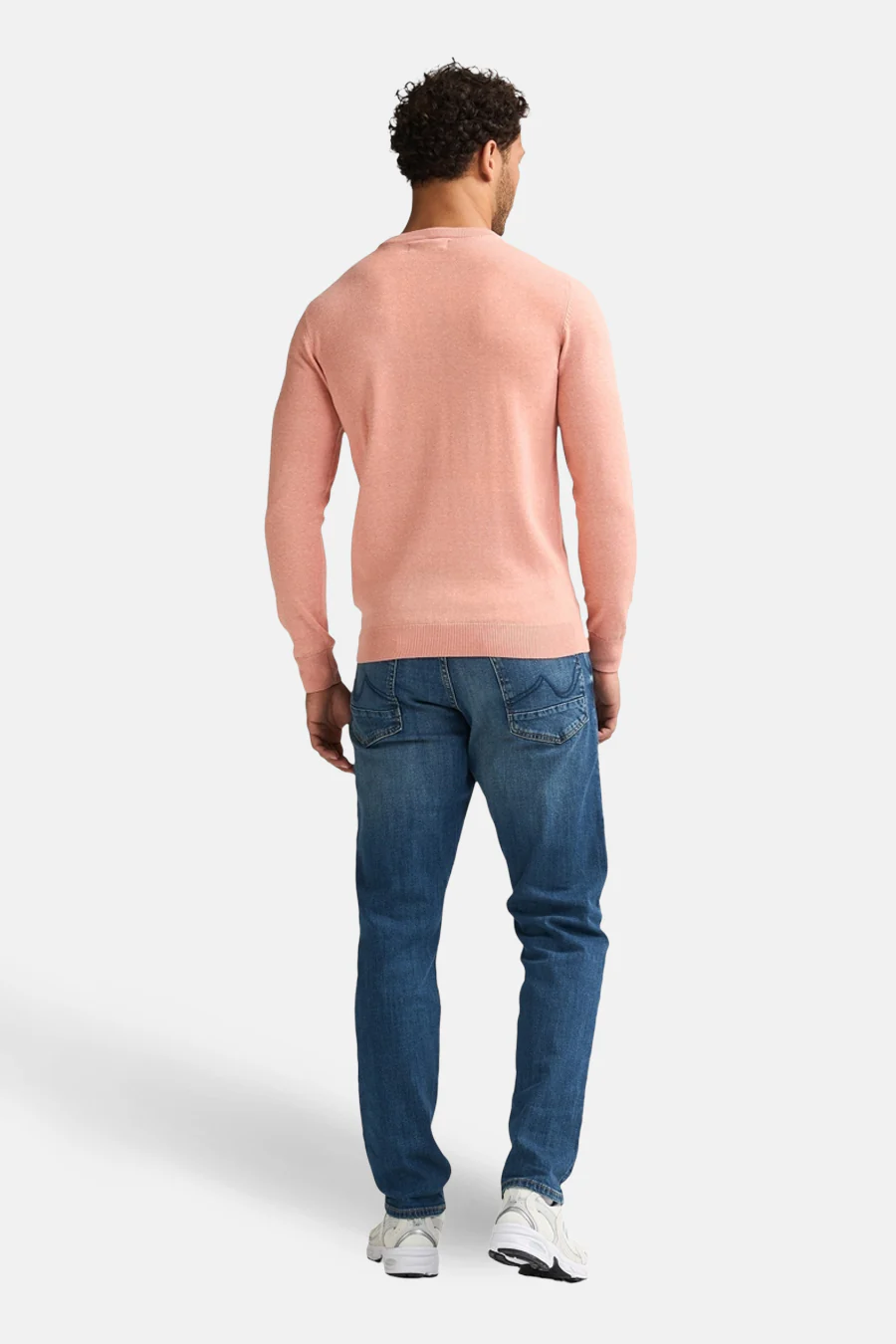 Pull met ronde hals - roze - Image 3