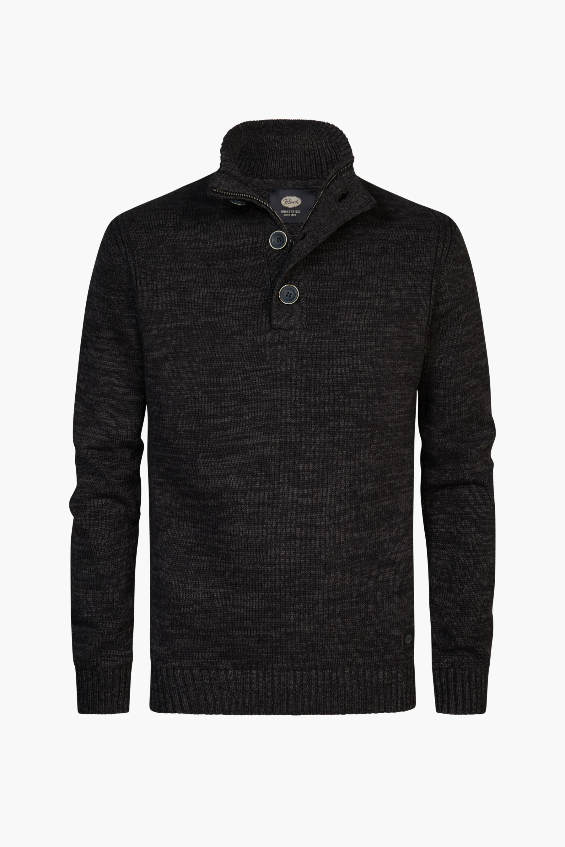 Pull met ronde hals - zwart - Image 7