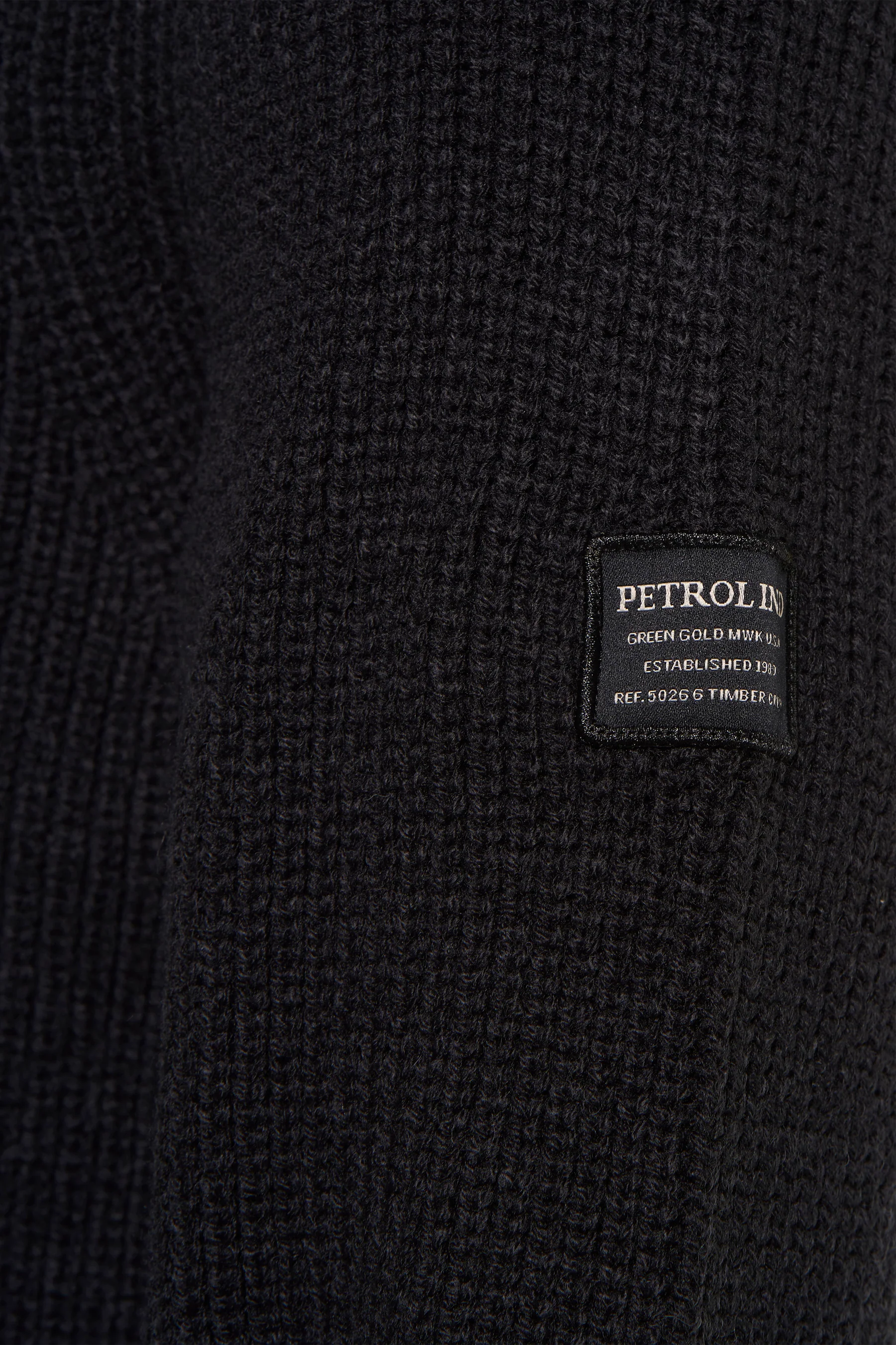 Pull met ronde hals - zwart - Image 4