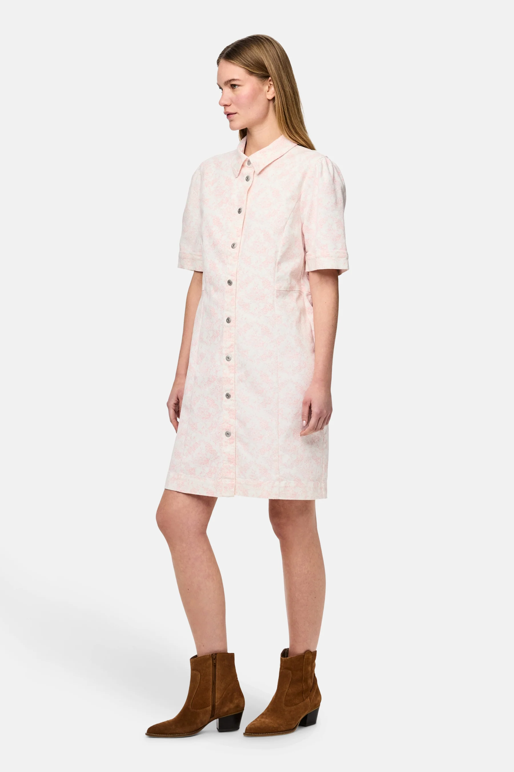 Kleedje met korte mouwen - Roze - Image 2
