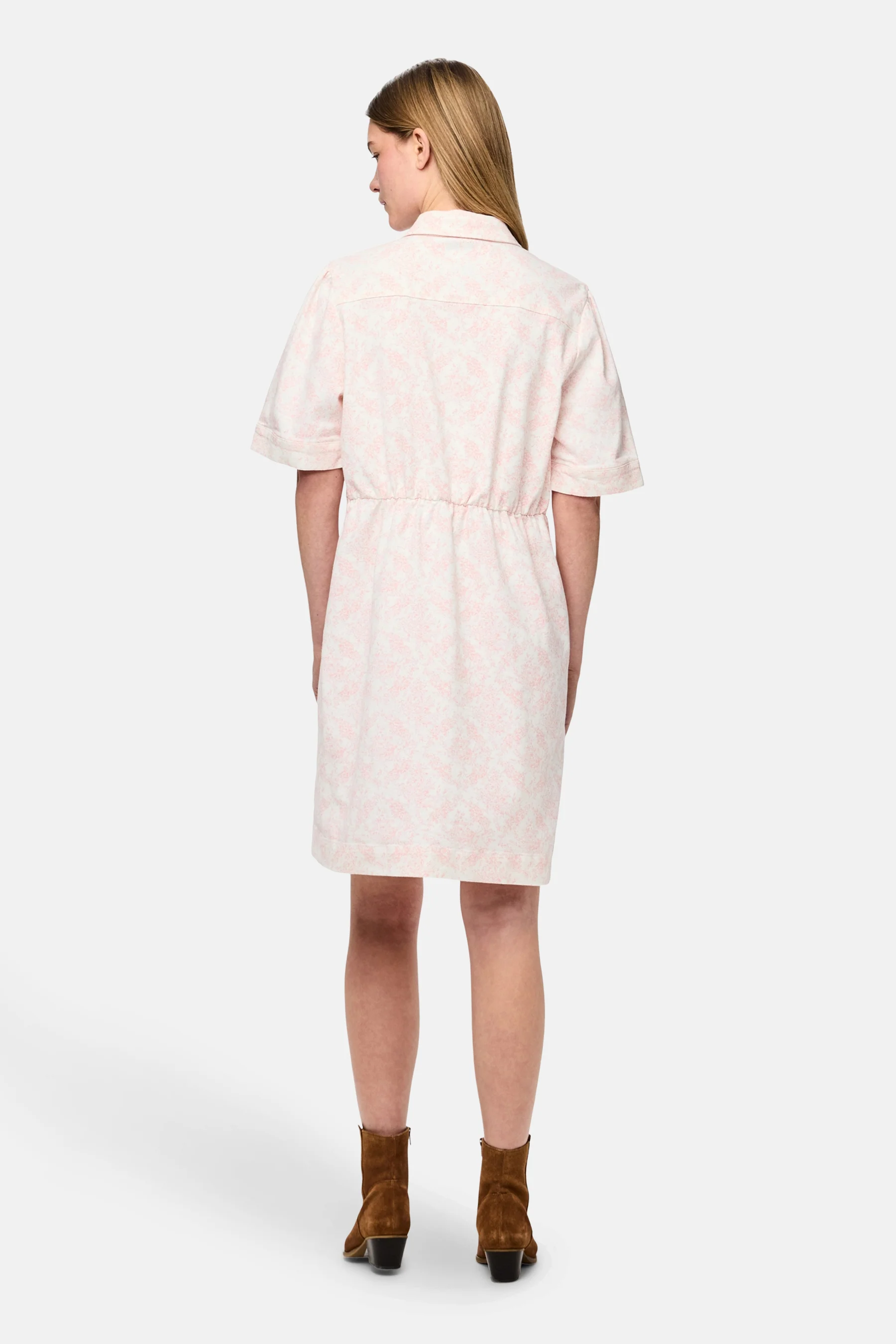 Kleedje met korte mouwen - Roze - Image 3