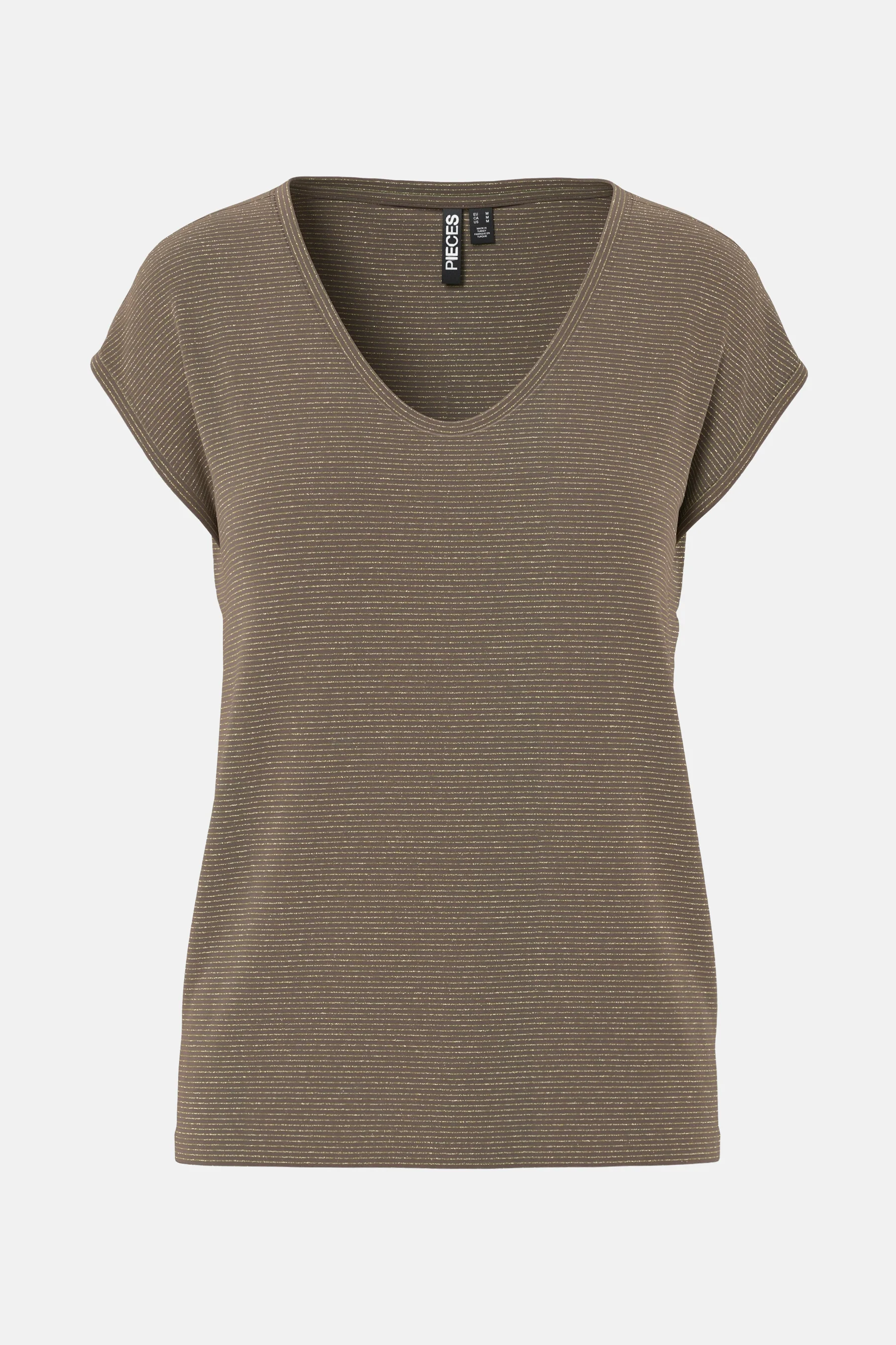 T-shirt met korte mouwen - bruin - Image 11