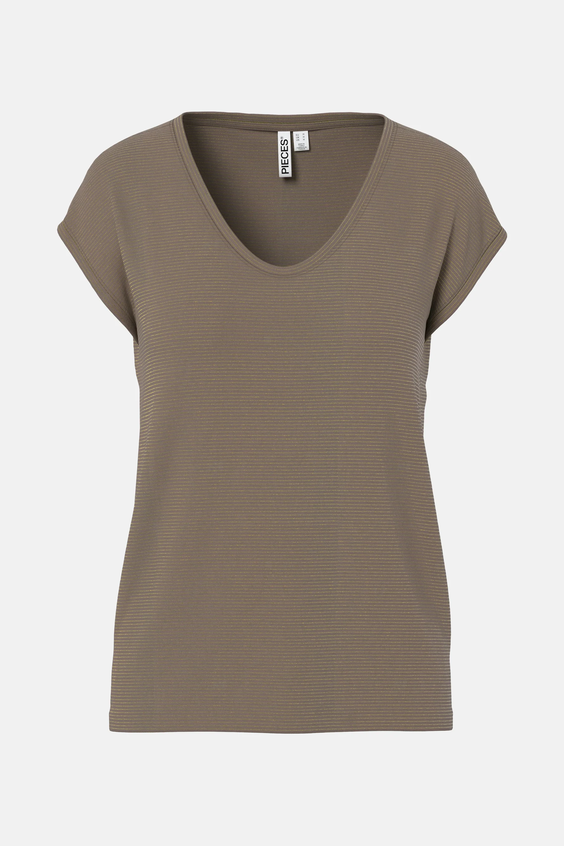 T-shirt met korte mouwen - bruin - Image 13