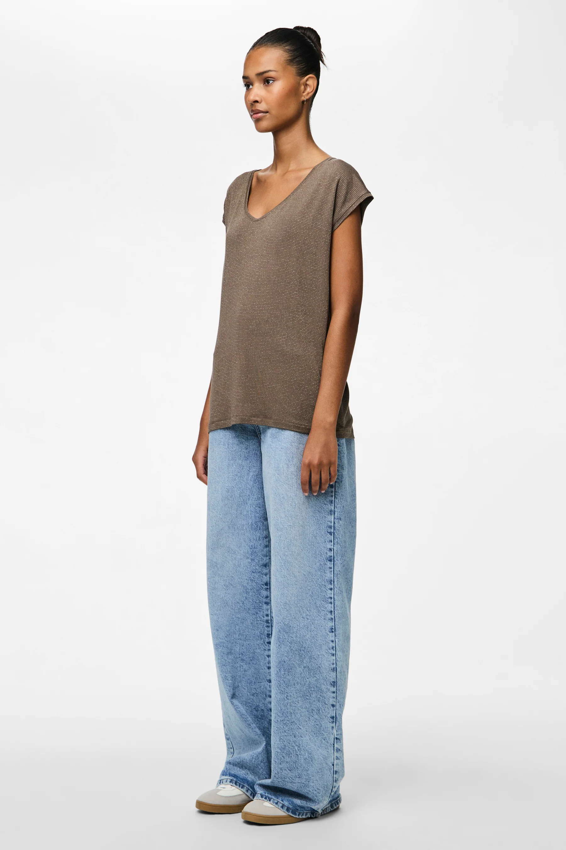 T-shirt met korte mouwen - bruin - Image 2