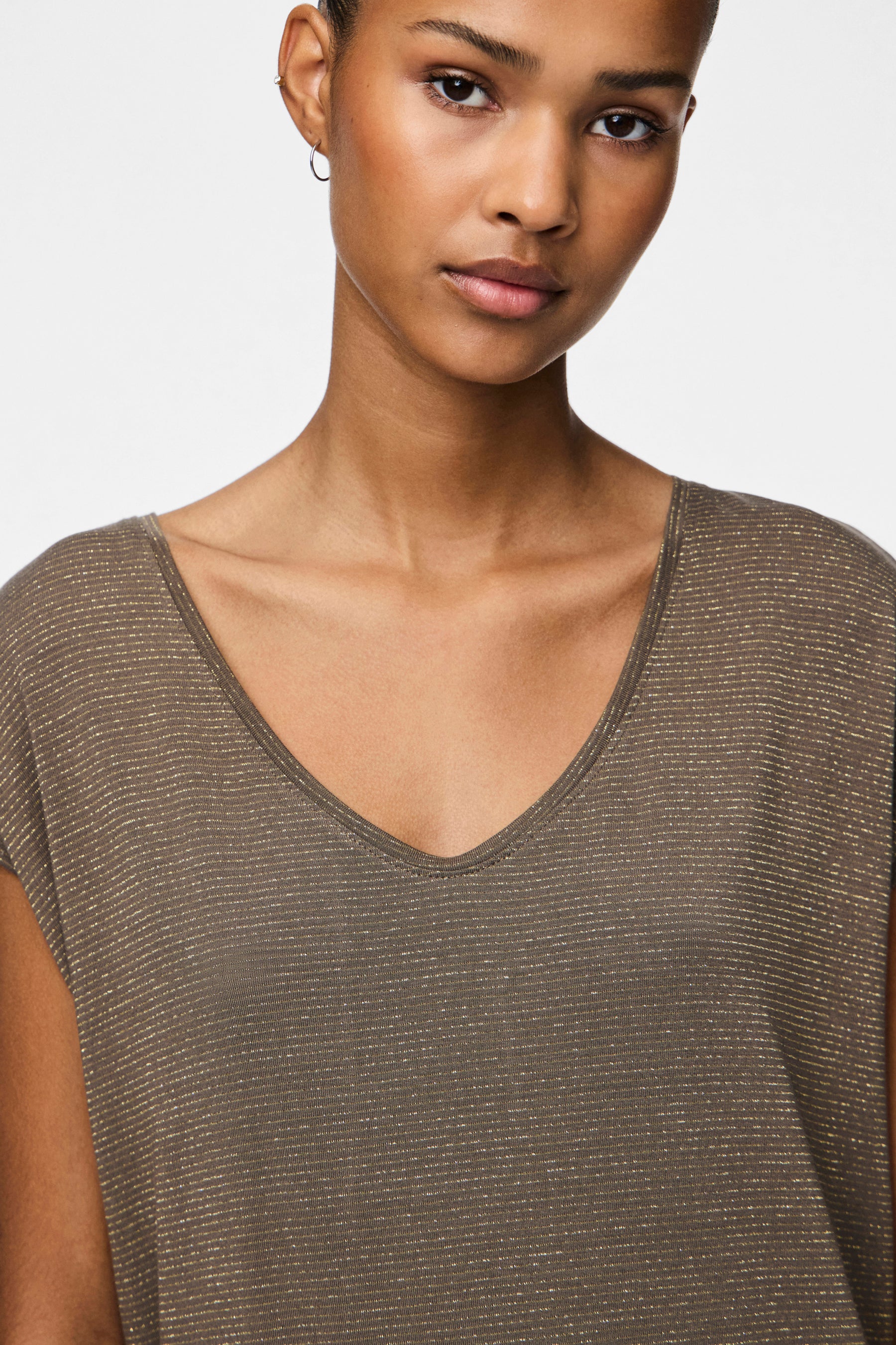 T-shirt met korte mouwen - bruin - Image 6