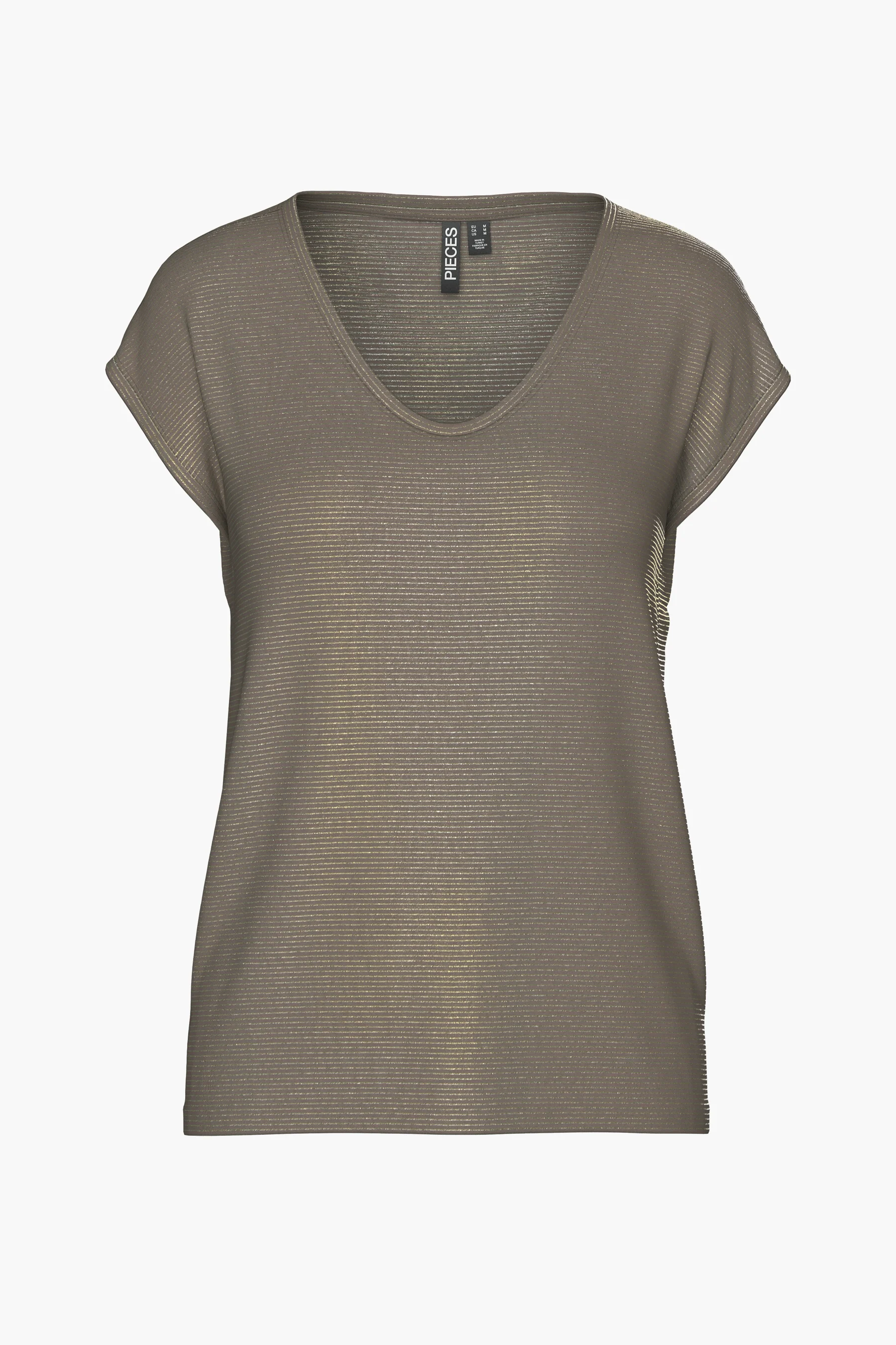 T-shirt met korte mouwen - bruin - Image 9