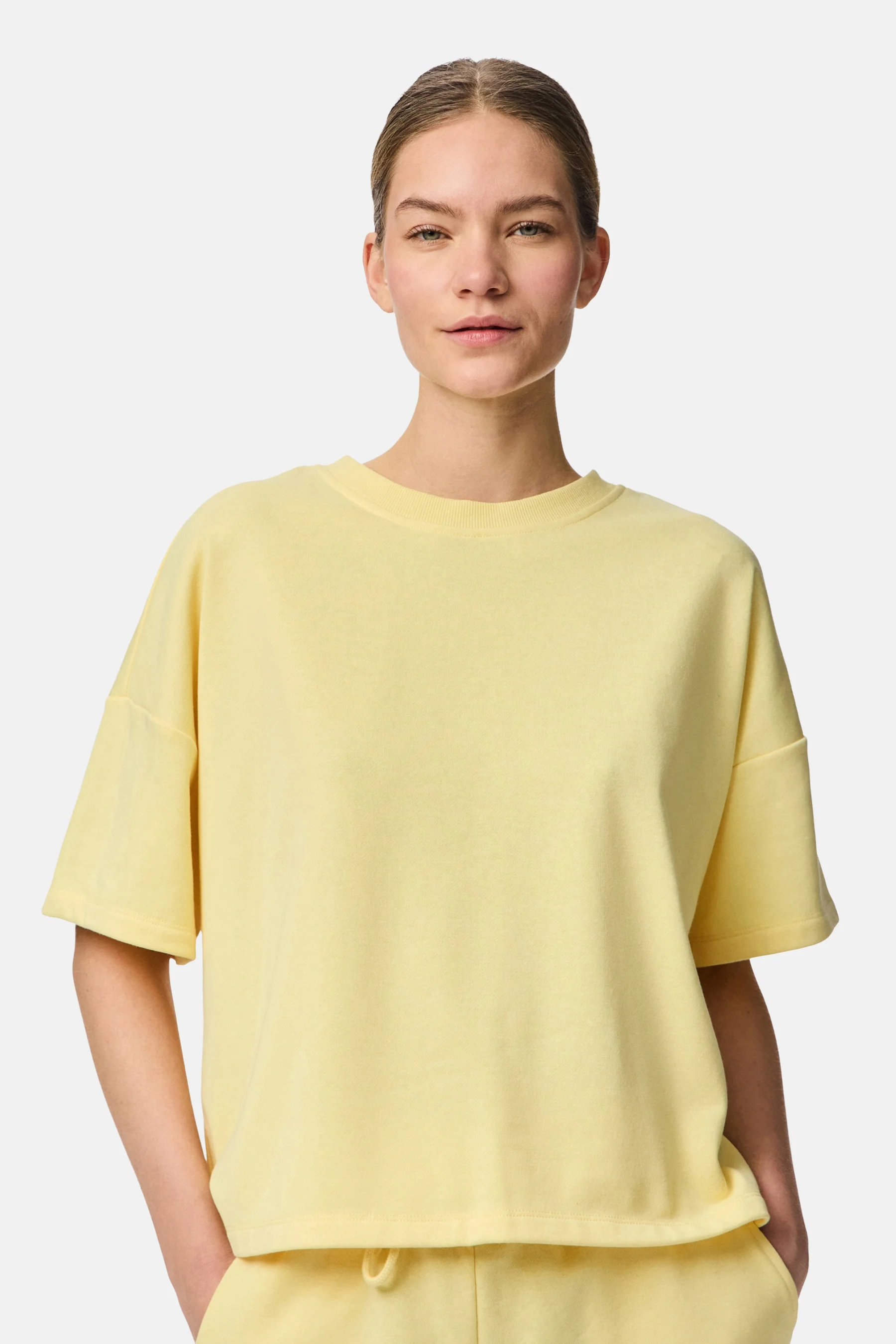 T-shirt met korte mouwen - geel