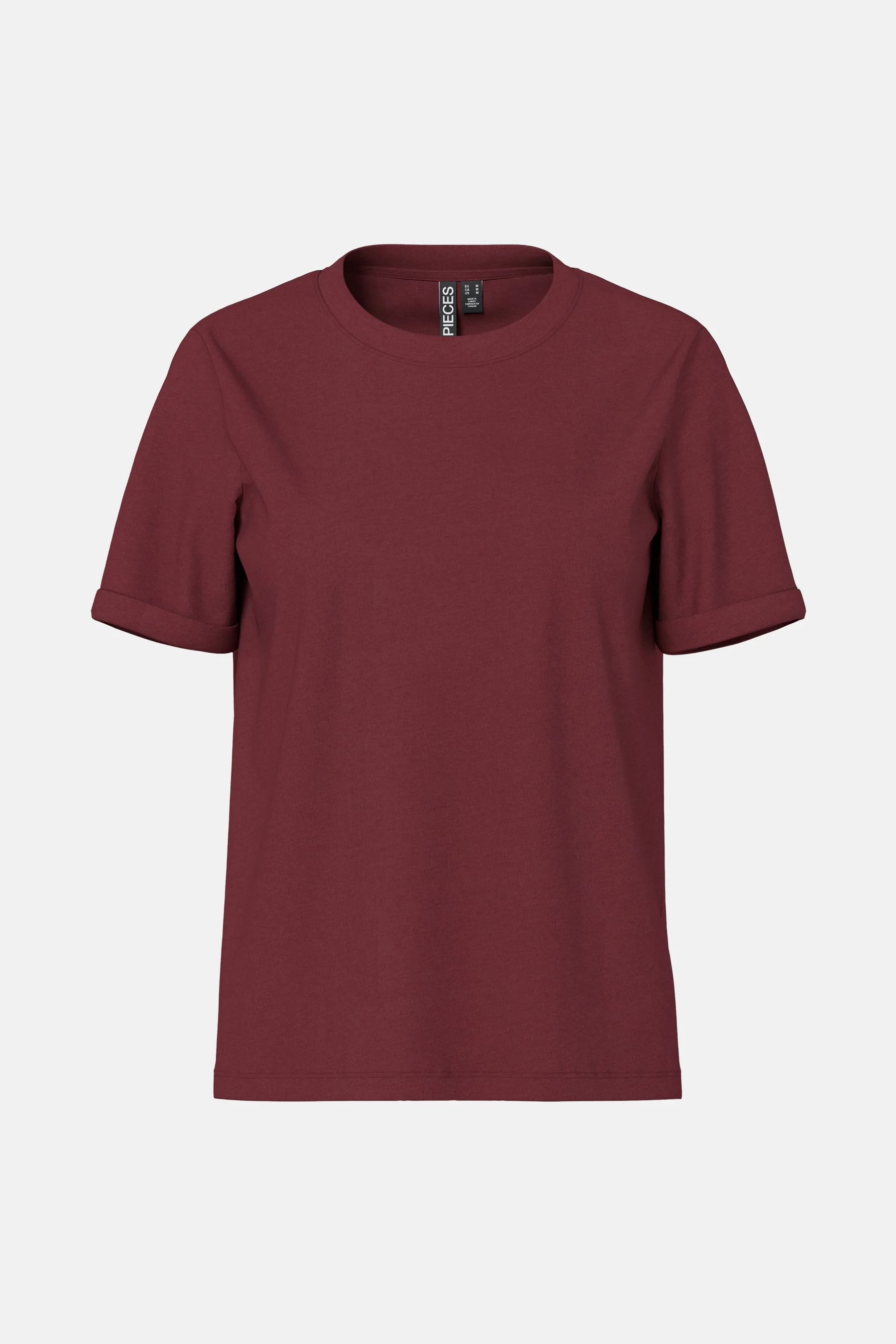 T-shirt met korte mouwen - Bordeaux - Image 6