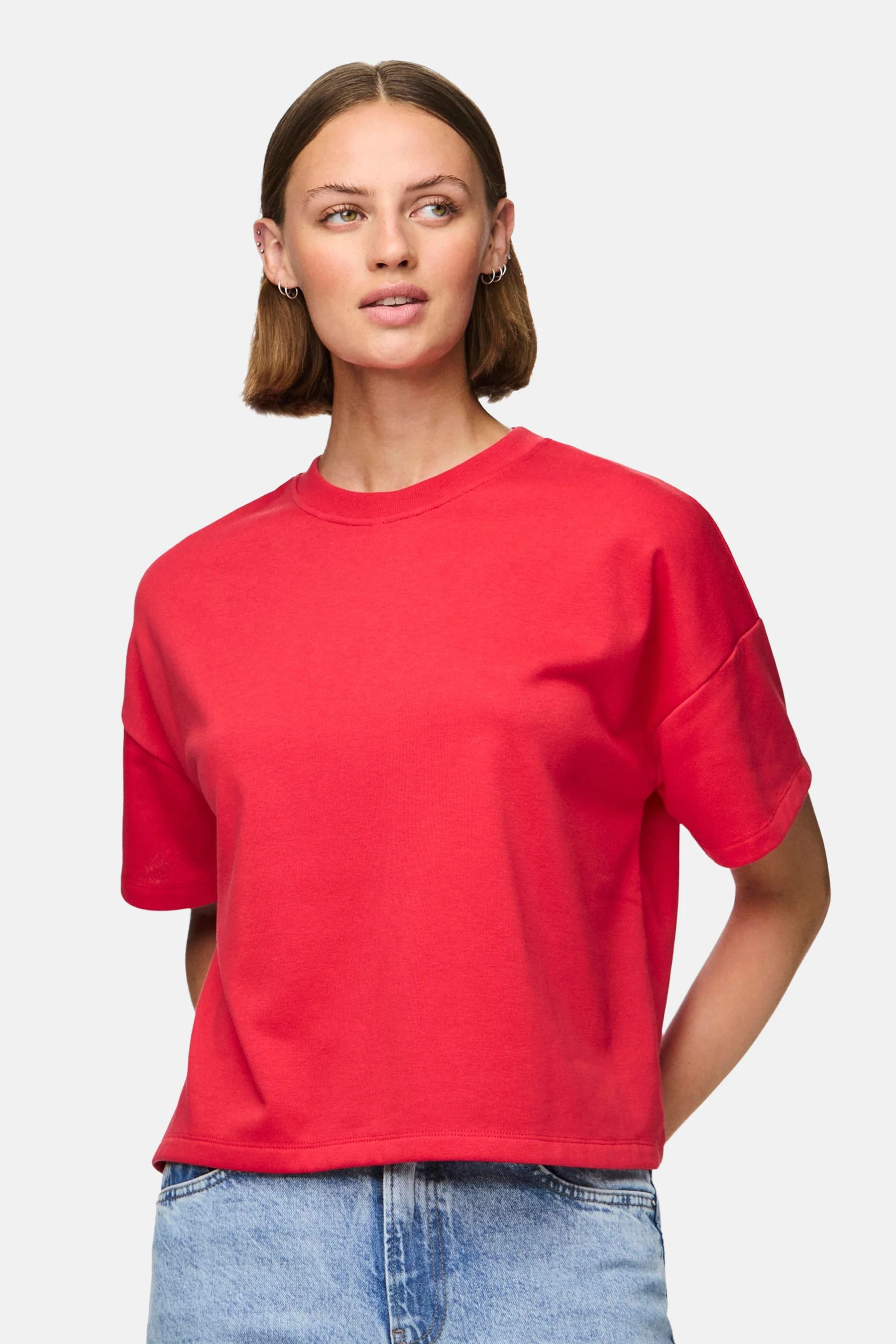 T-shirt met korte mouwen - rood