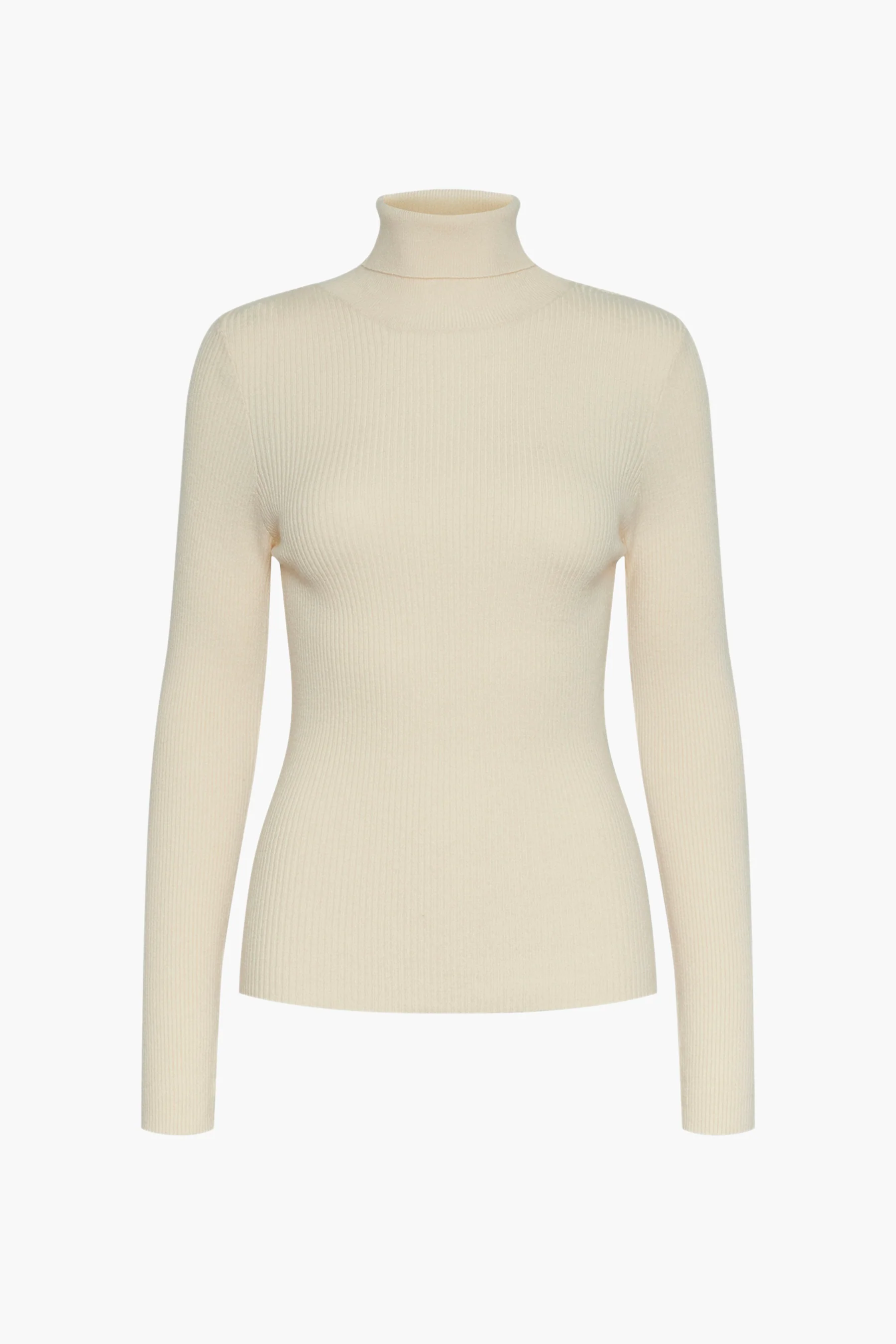Pull met rolkraag - ecru