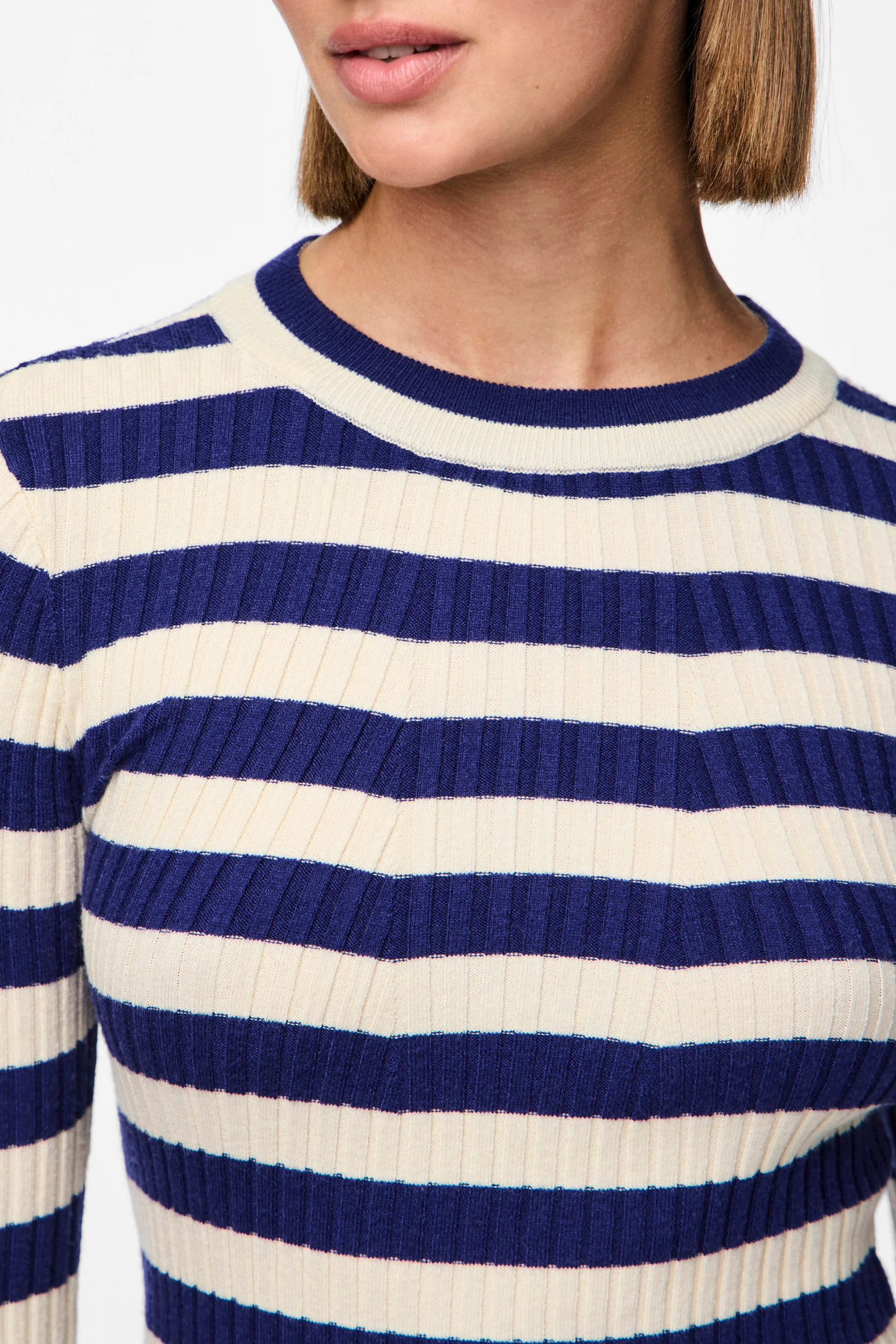 Pull met rolkraag - blauw - Image 4