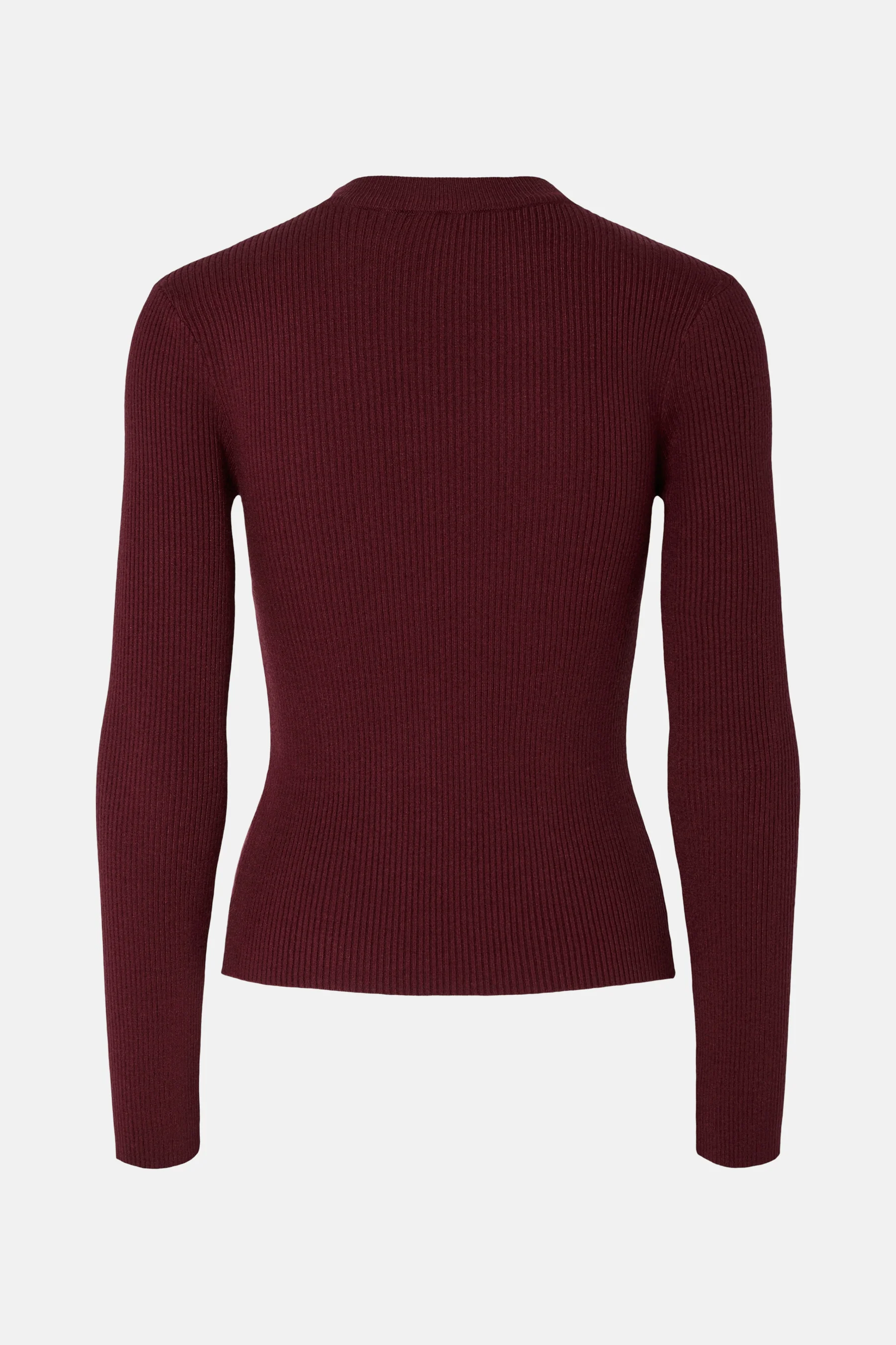 Pull met ronde hals - Bordeaux - Image 2