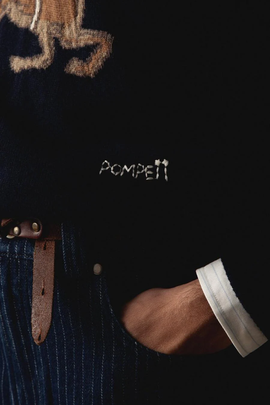 Pull met ronde hals - blauw - Image 2