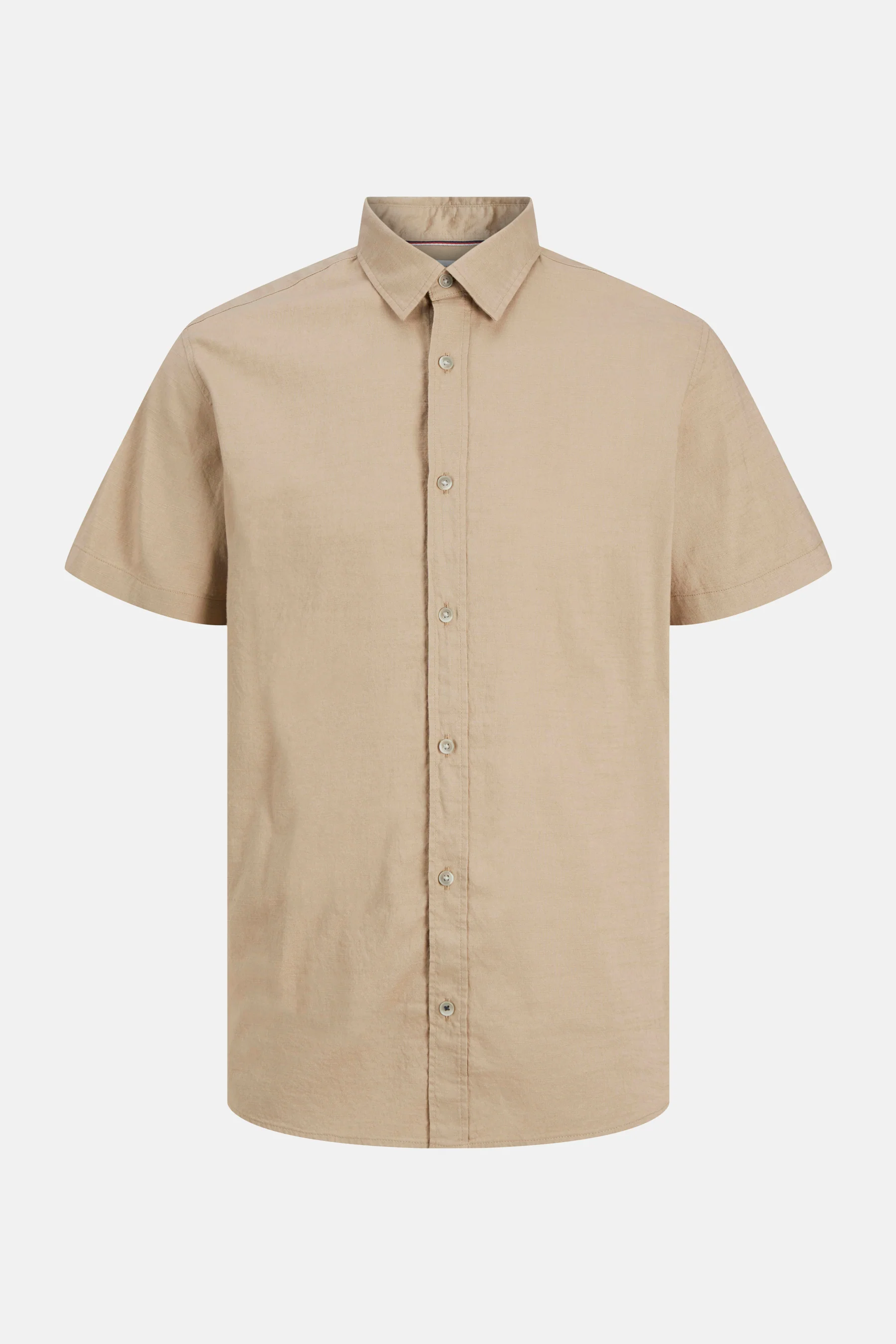 Hemd met korte mouwen - beige