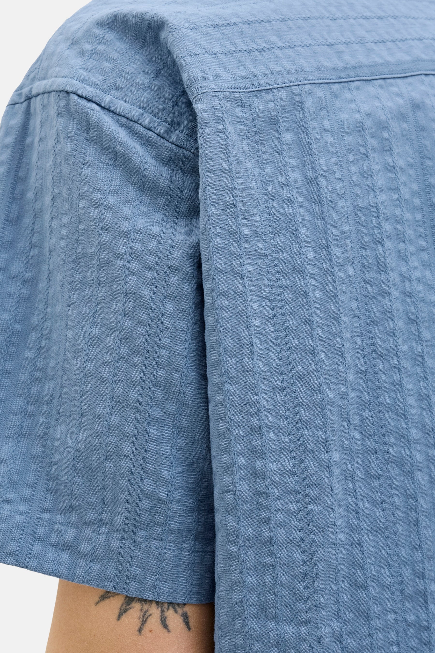 Hemd met korte mouwen - blauw - Image 5
