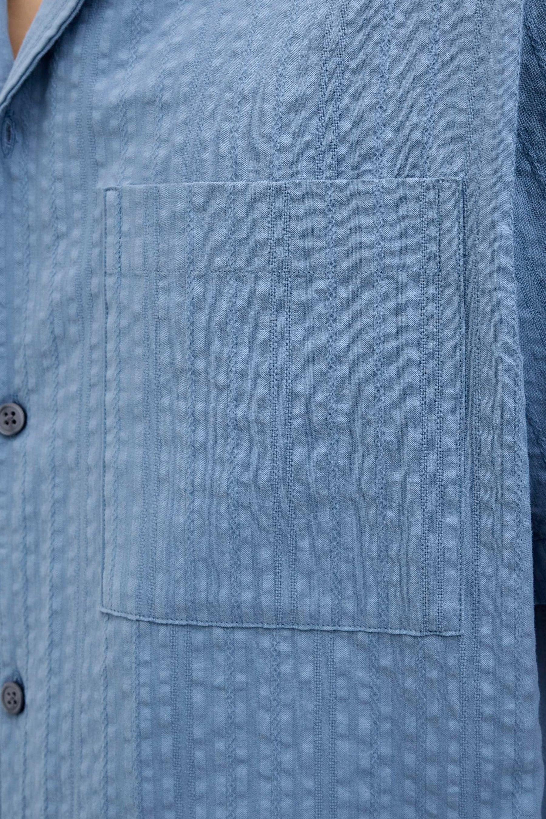 Hemd met korte mouwen - blauw - Image 6