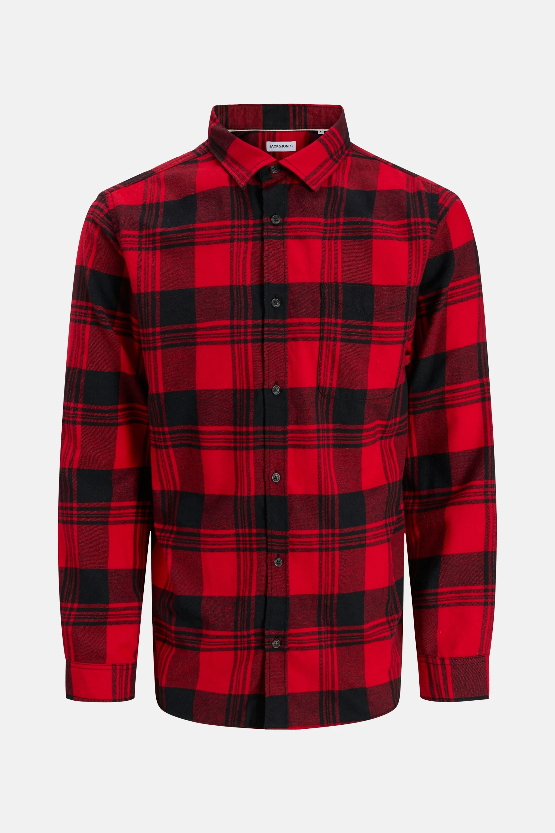 Hemd met lange mouwen - rood - Image 7