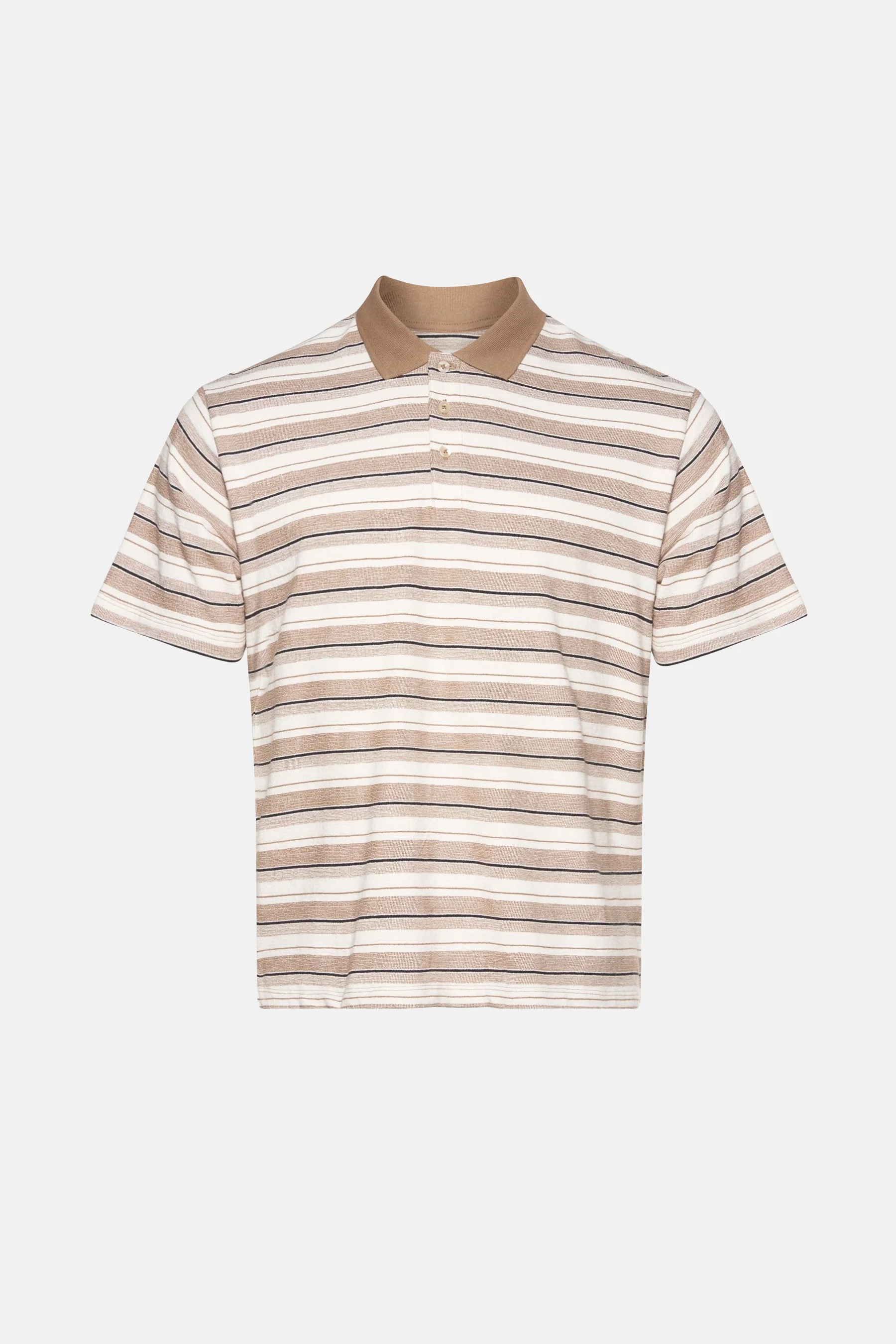 Polo met korte mouwen - beige