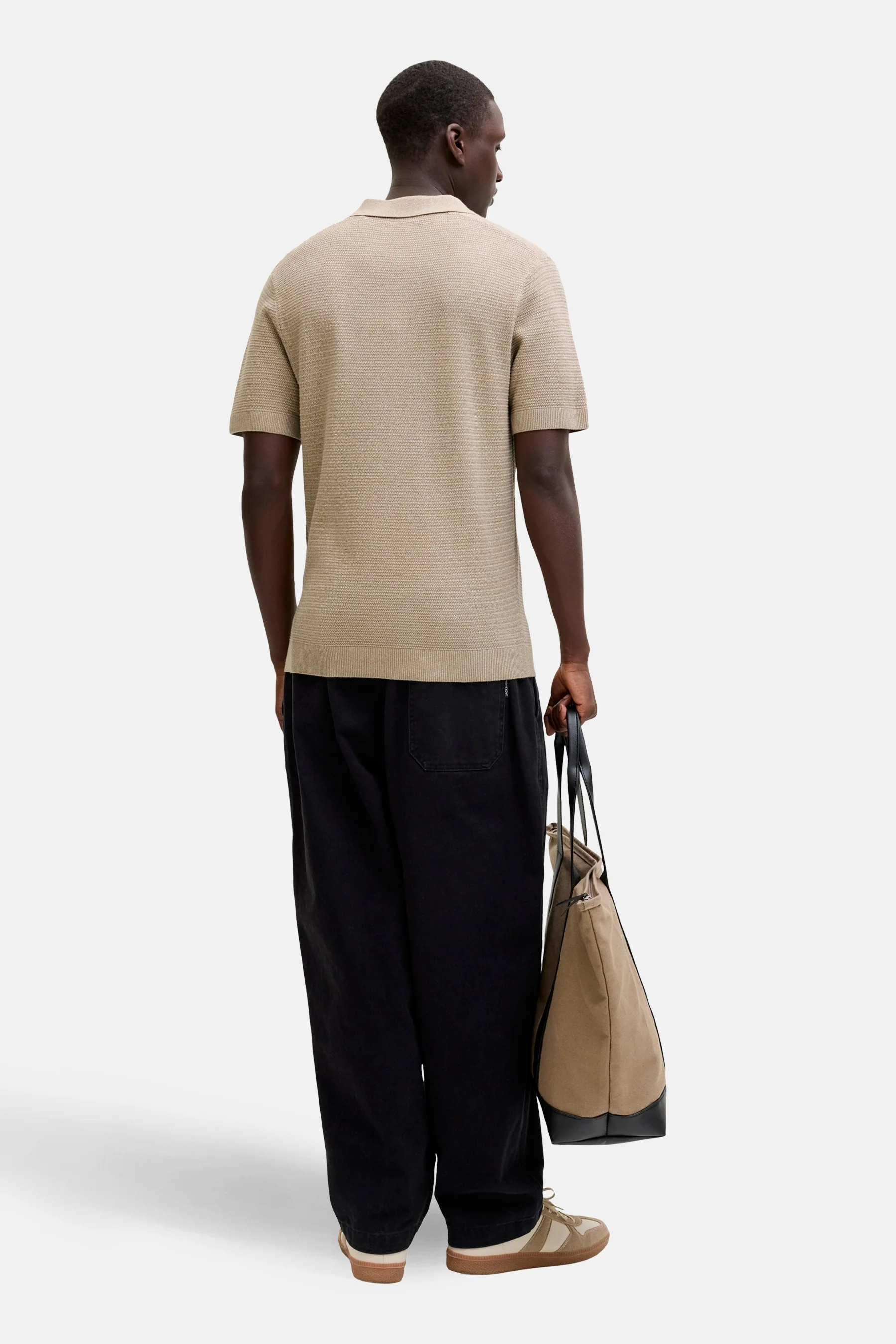 Polo met korte mouwen - Beige - Image 3