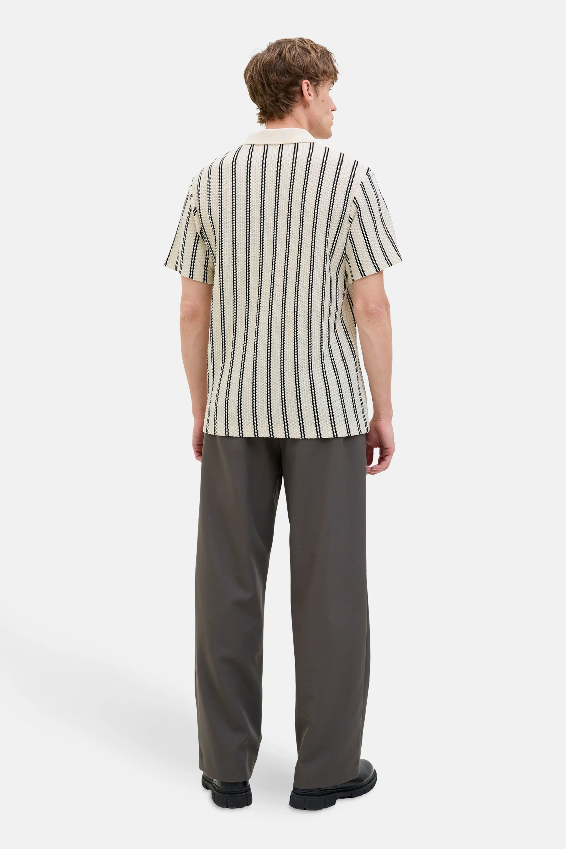 Polo met korte mouwen - Beige - Image 3