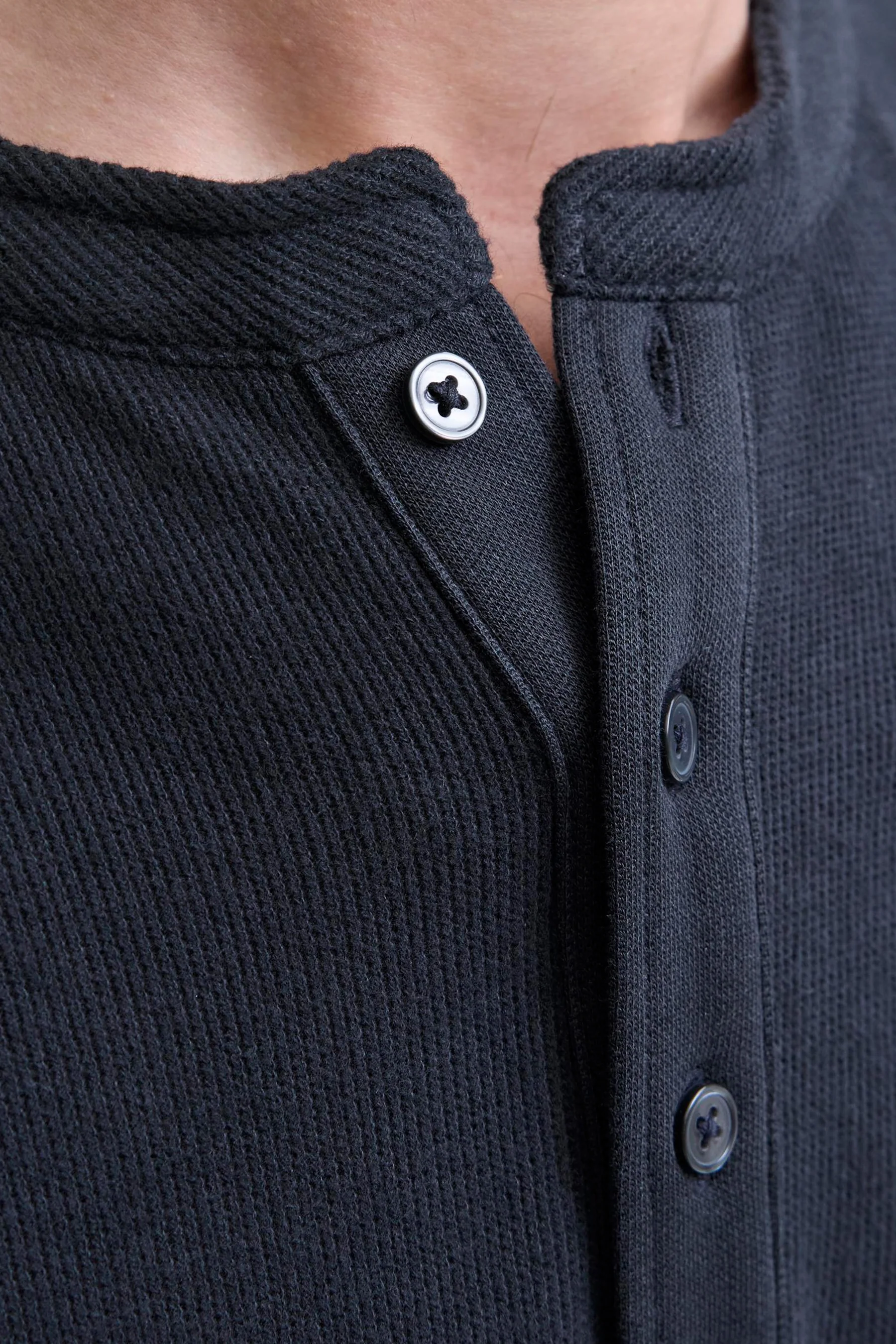 T-shirt met lange mouwen - Donkerblauw - Image 4