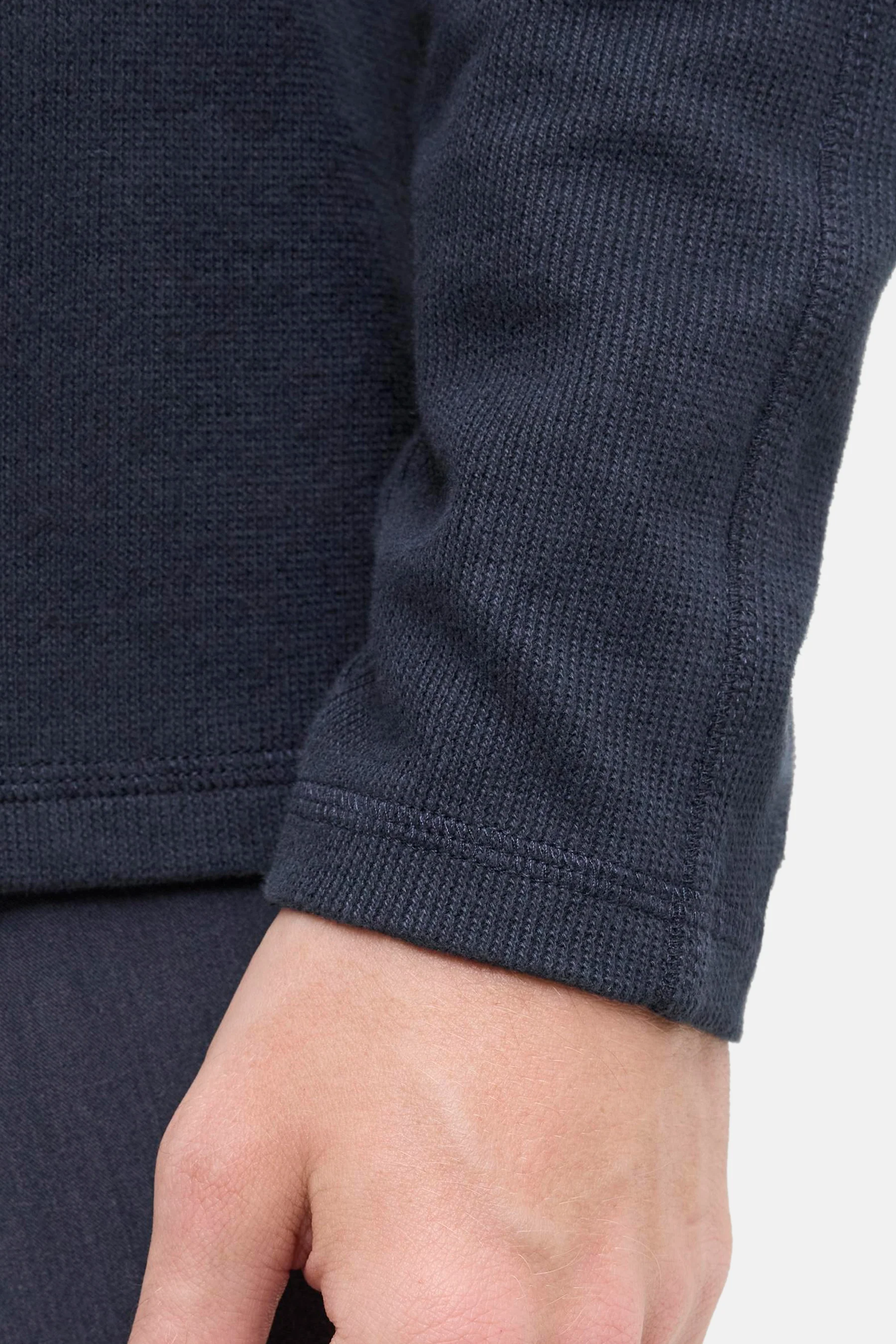 T-shirt met lange mouwen - Donkerblauw - Image 5