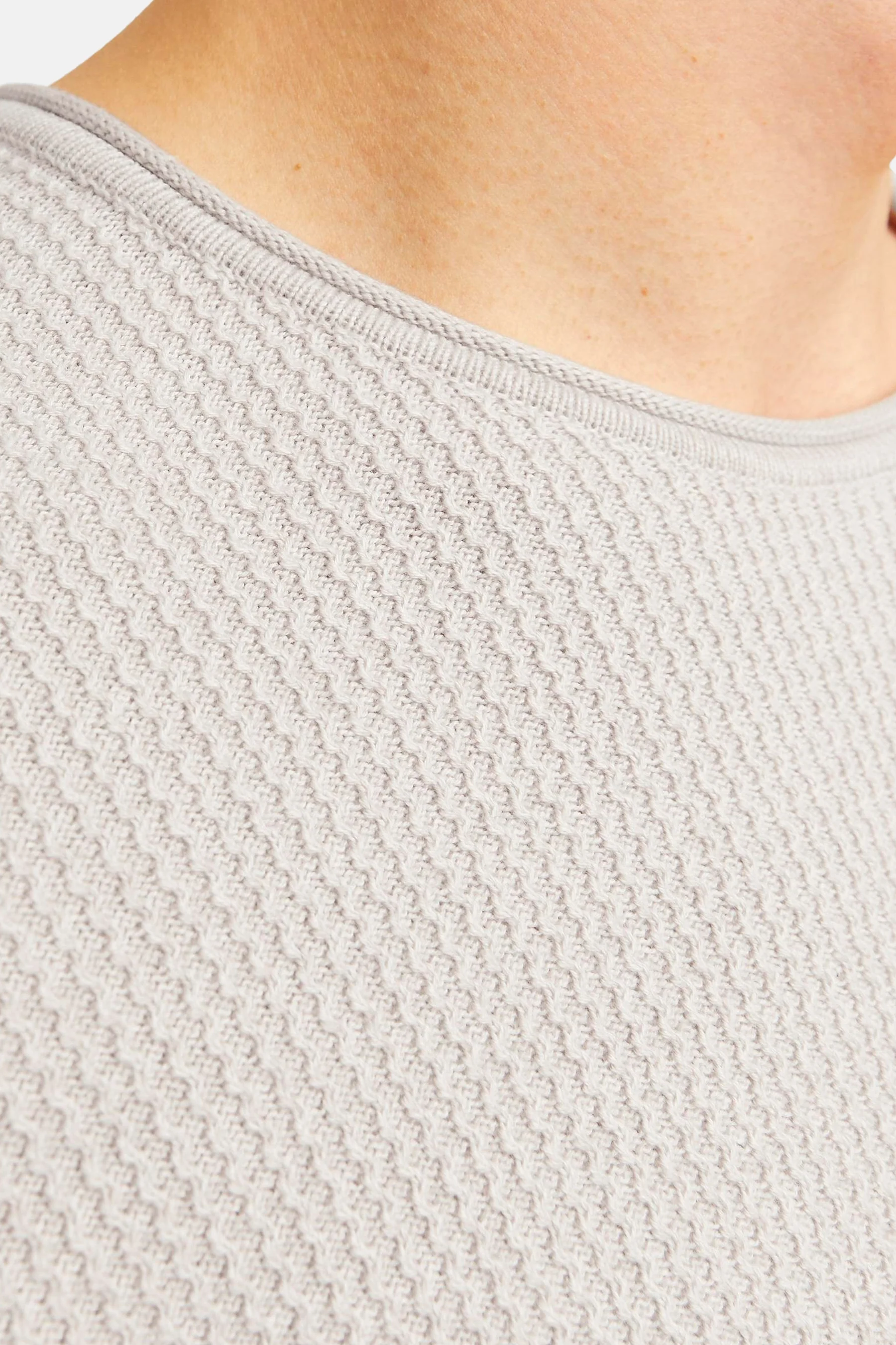 Pull met ronde hals - beige - Image 5