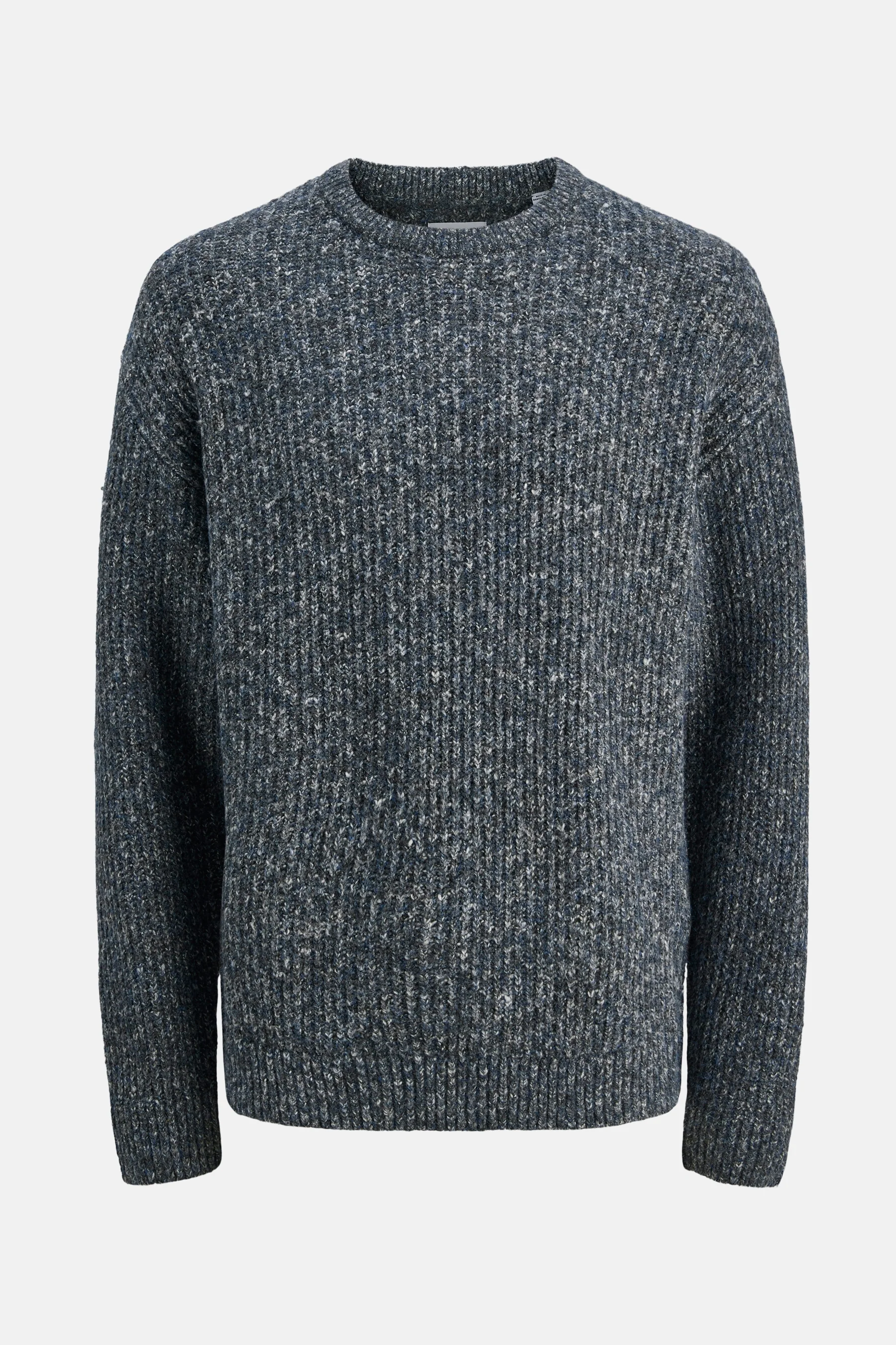 Pull met ronde hals - blauw