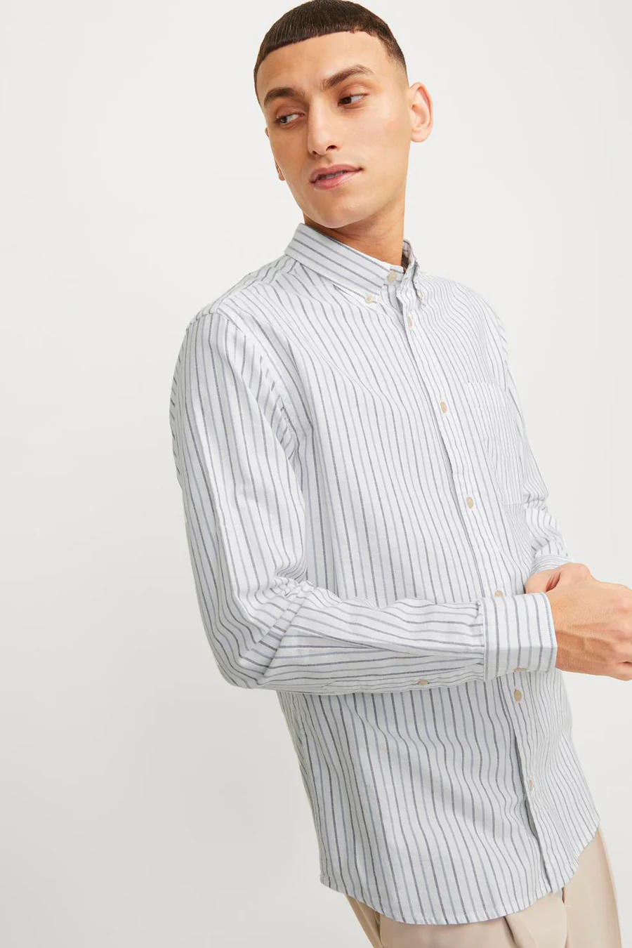 Hemd met lange mouwen - blauw - Image 6