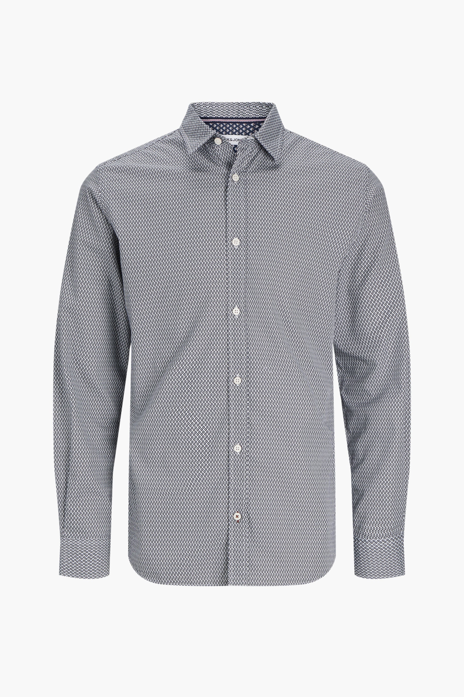 Hemd met lange mouwen - blauw
