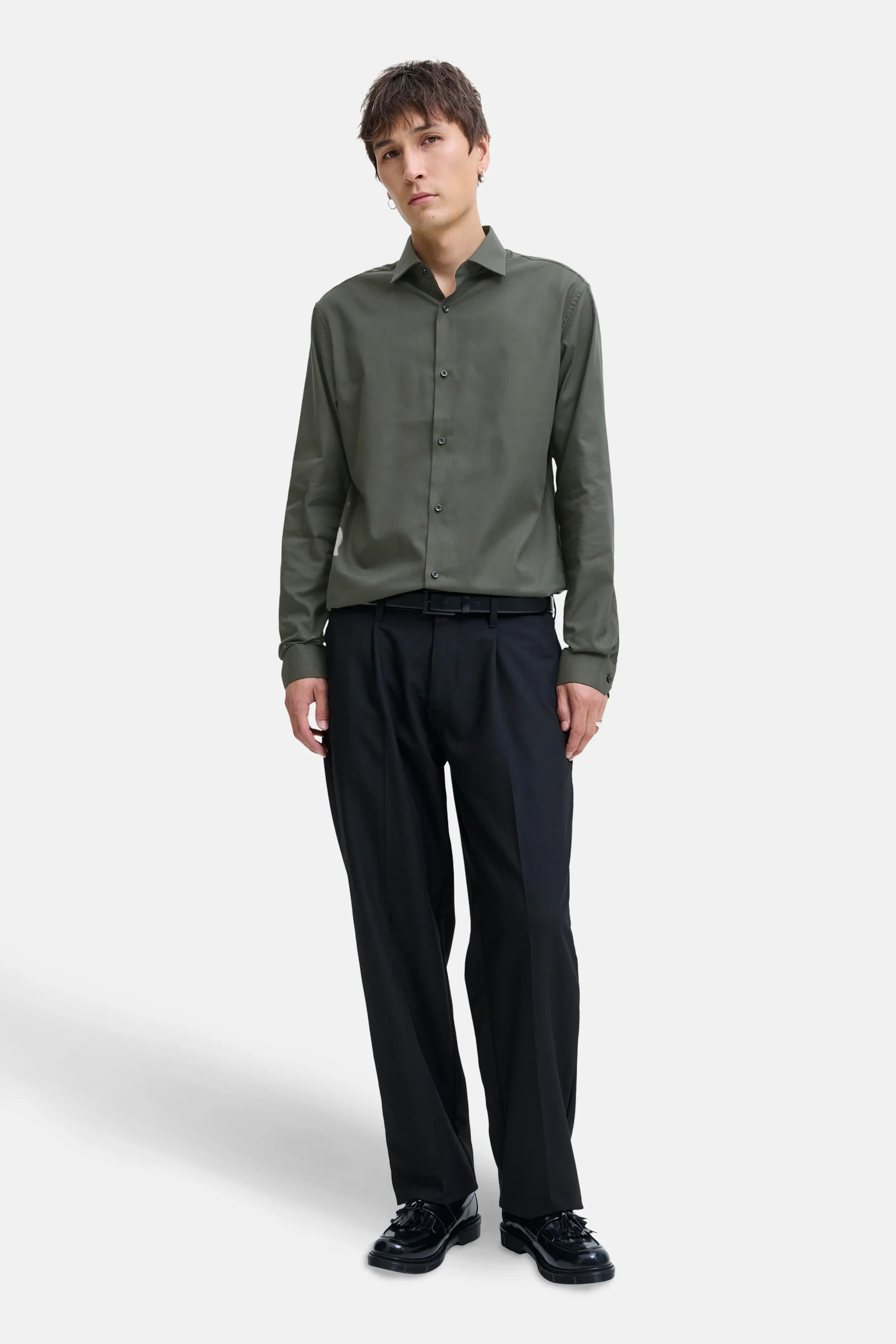 Hemd met lange mouwen - groen - Image 2